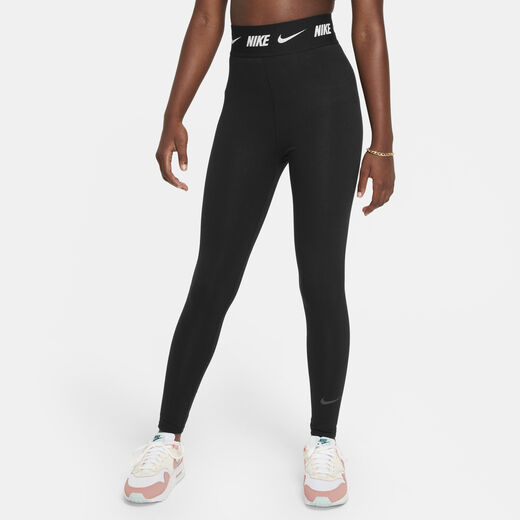 Leggings-Nike, Nike Sportswear Favourites, Older Kids' (Girls') High-Waisted Leggings