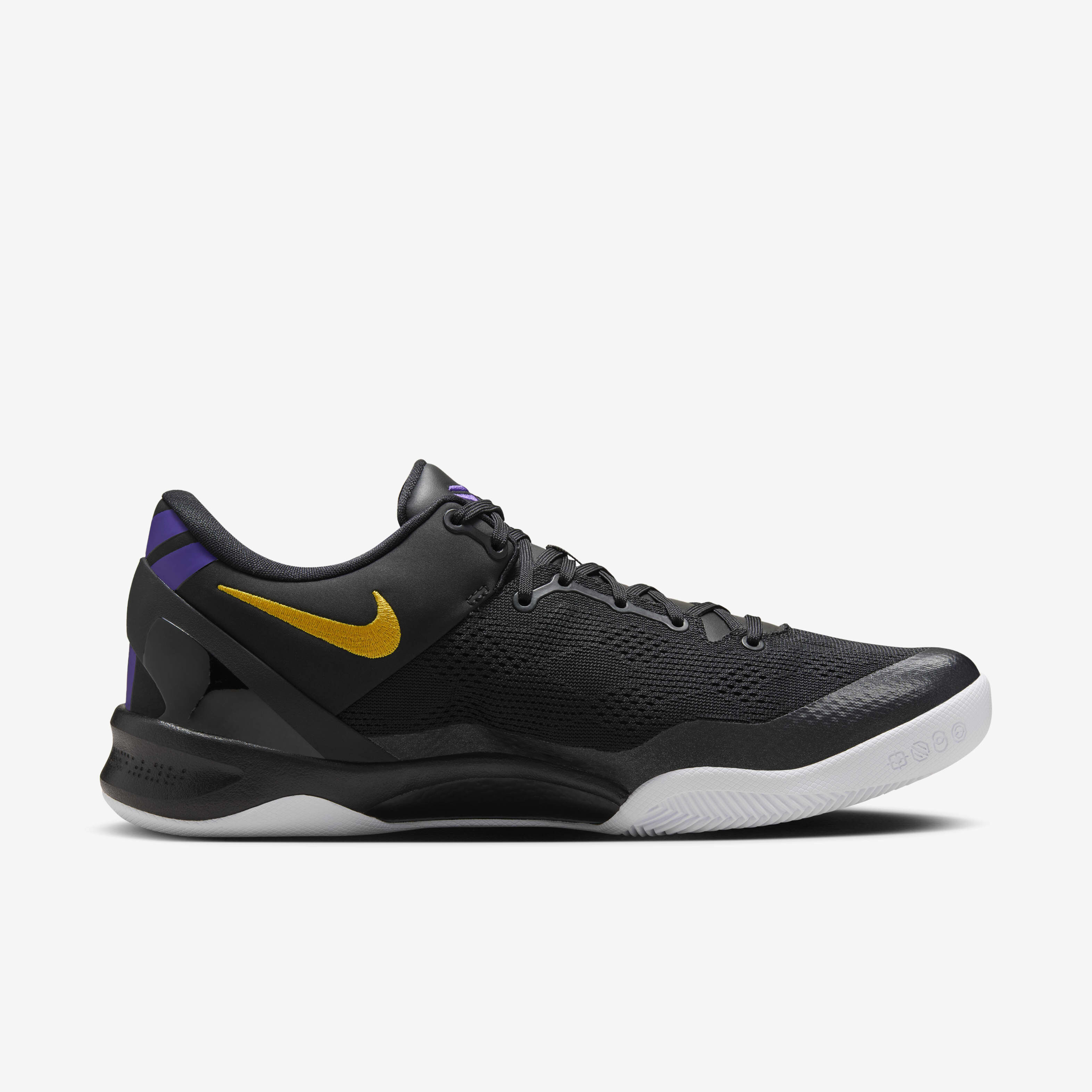 Buy Kobe VIII Protro Basketball Shoes Black/White/Court Purple