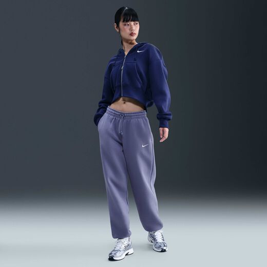 Women's Pants & Tights-Nike, Nike Sportswear Phoenix Fleece, Women's High-Waisted Oversized Tracksuit Bottoms