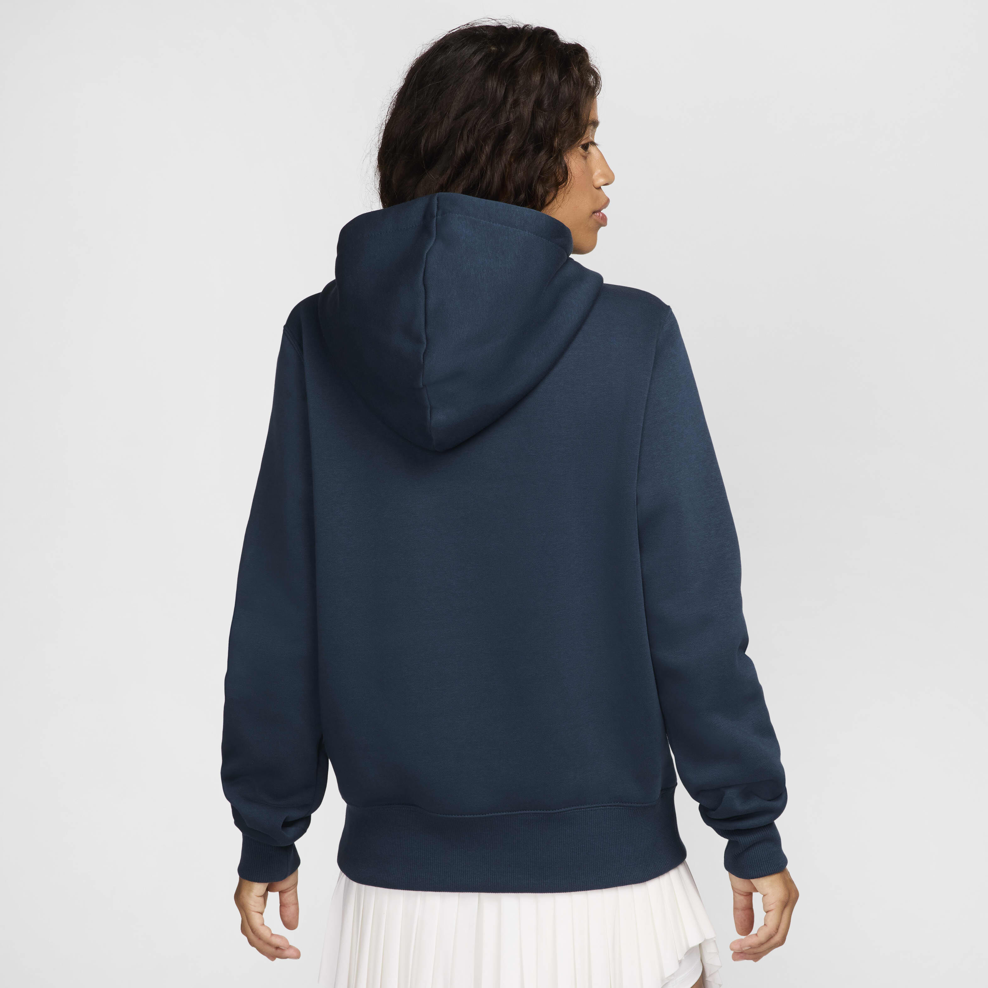 Buy Nike Sportswear Phoenix Fleece Women s Pullover Hoodie Armoury Navy Sail Nike Kuwait Official