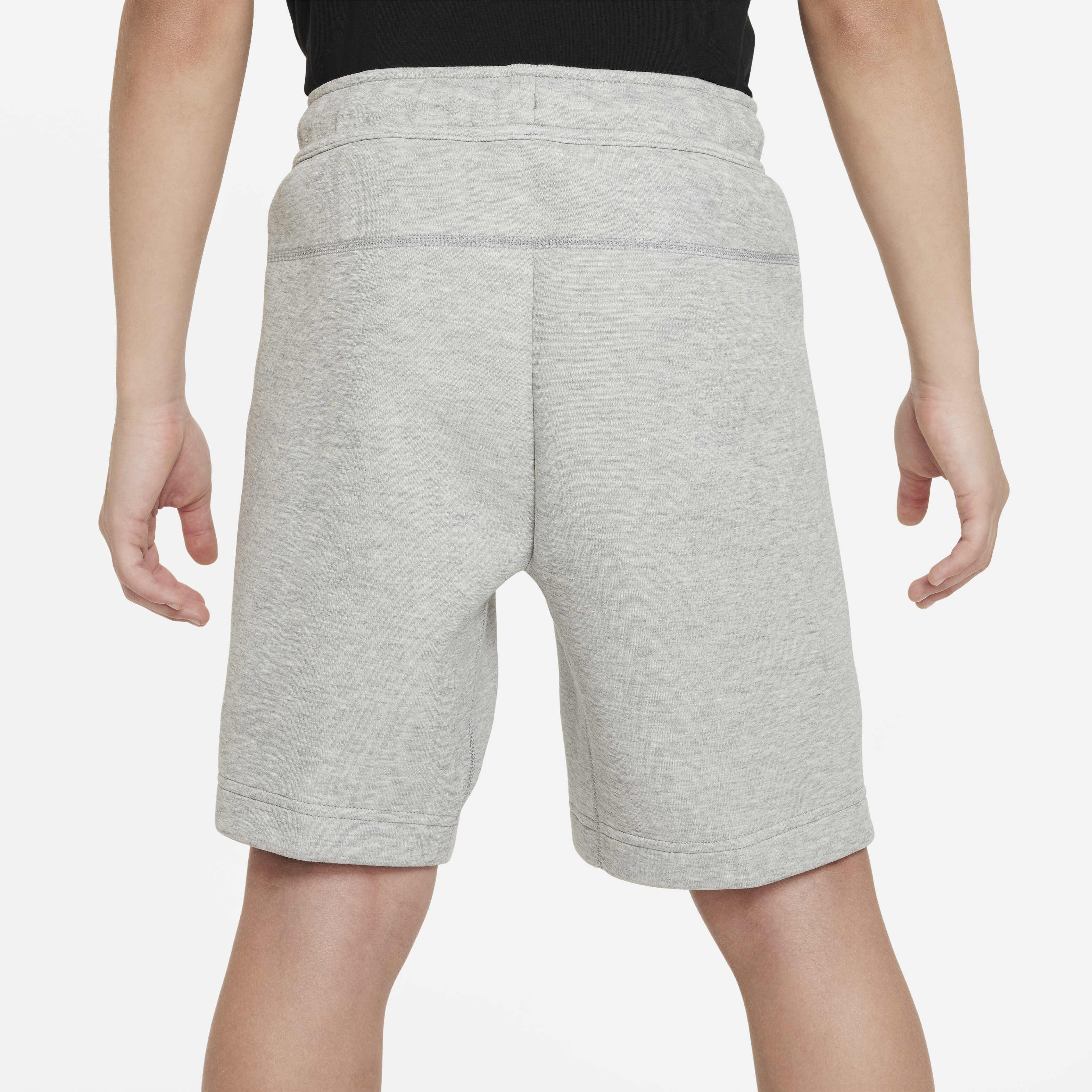 Buy Nike Tech Fleece Older Kids Boys Shorts Dark Grey Heather Black Black Nike Kuwait Official