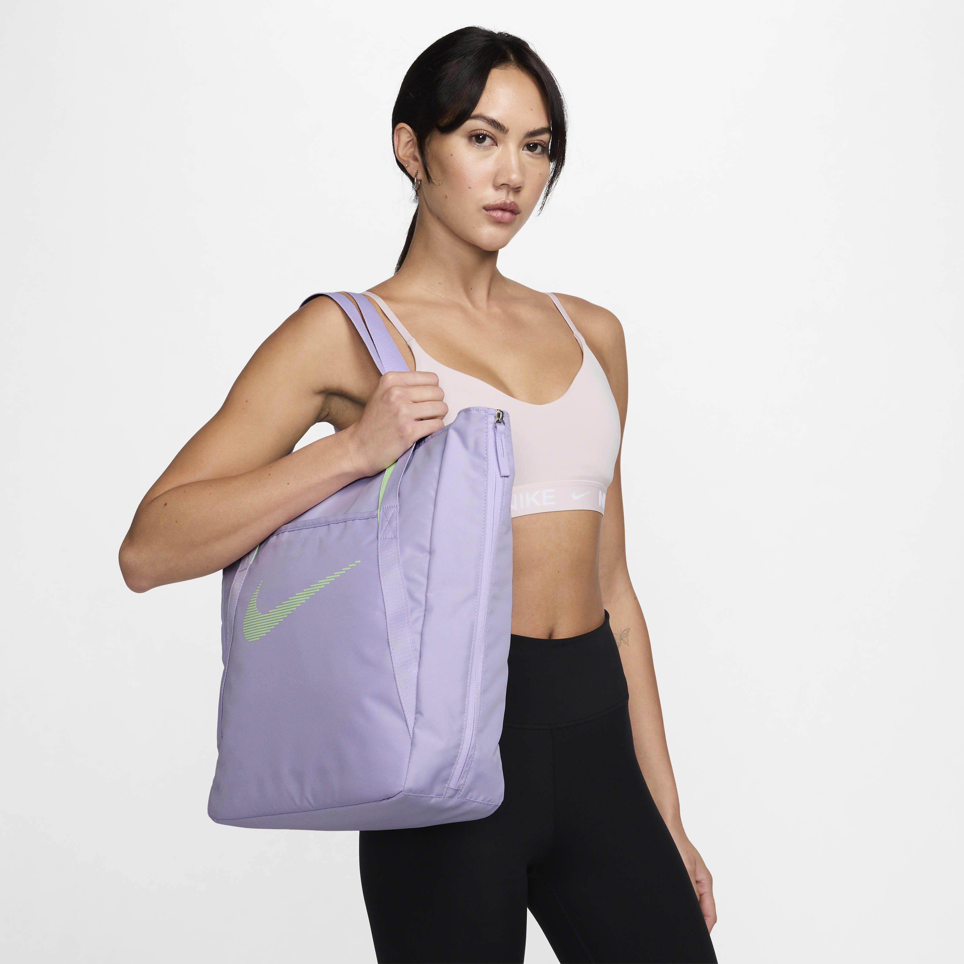 Buy Nike Gym Tote 28L Lilac Bloom Vapour Green Vapour Green Nike Kuwait Official