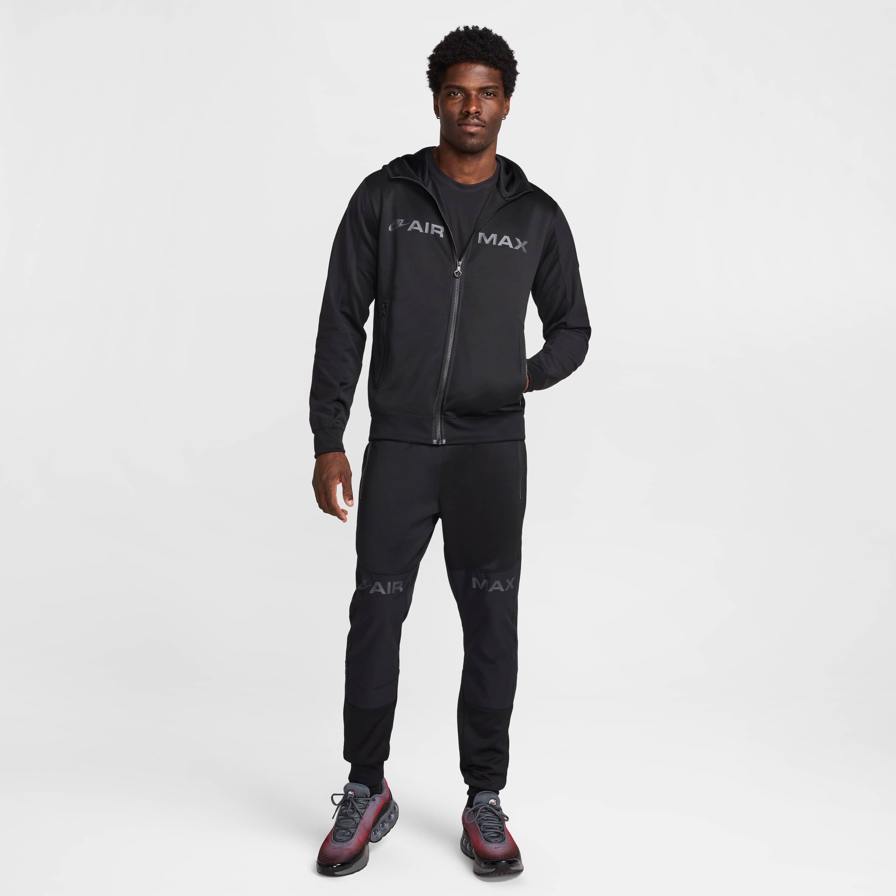 nike air max black tracksuit