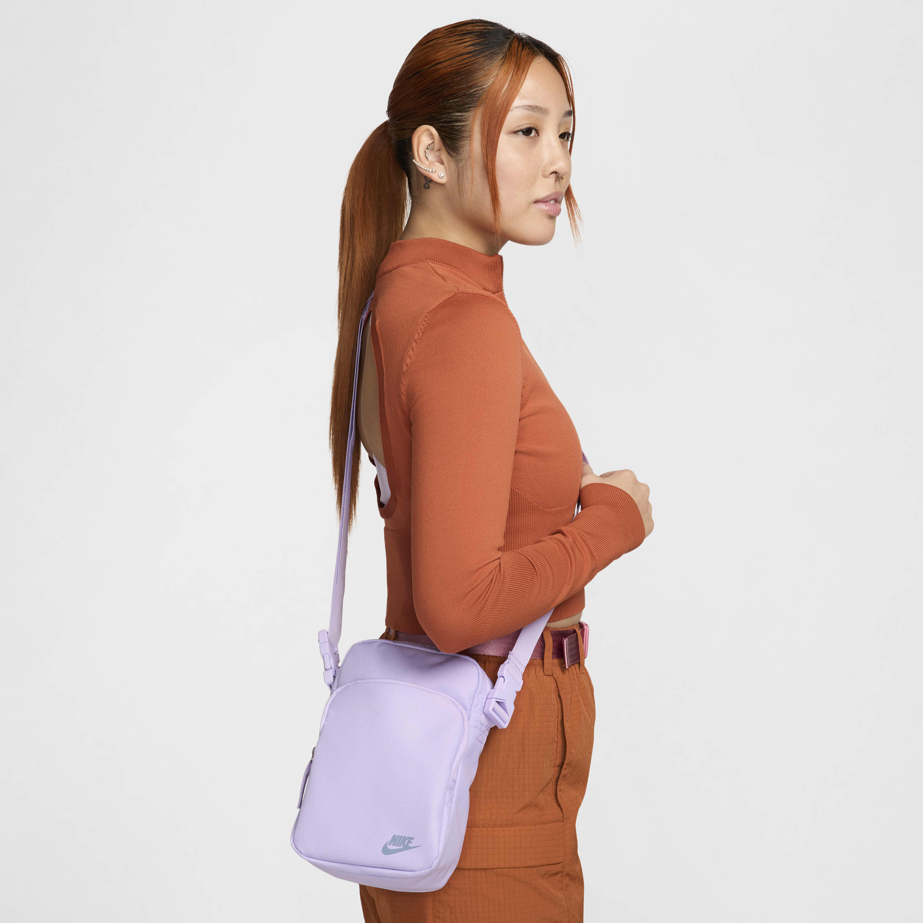 Pink nike cross body bag best sale
