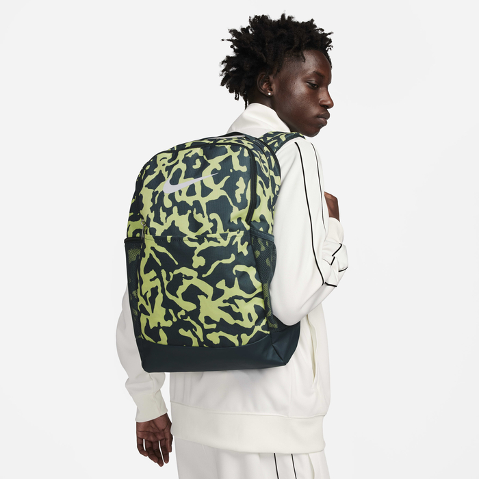 Buy Nike Brasilia Backpack (Medium, 24L) Deep Jungle/Light Lemon