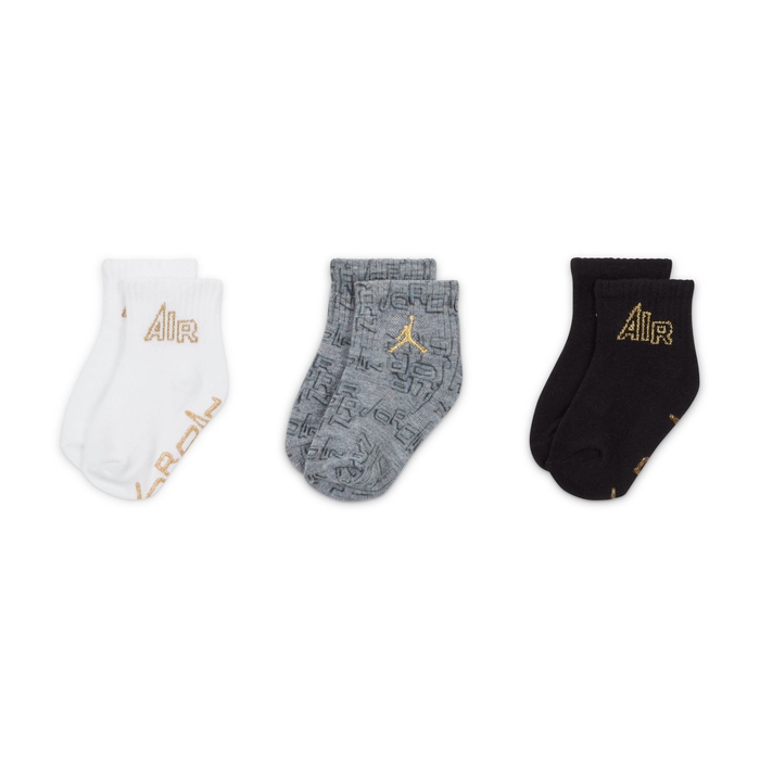 Buy Jordan Gripper Socks (3 Pairs) Baby Socks Black Nike