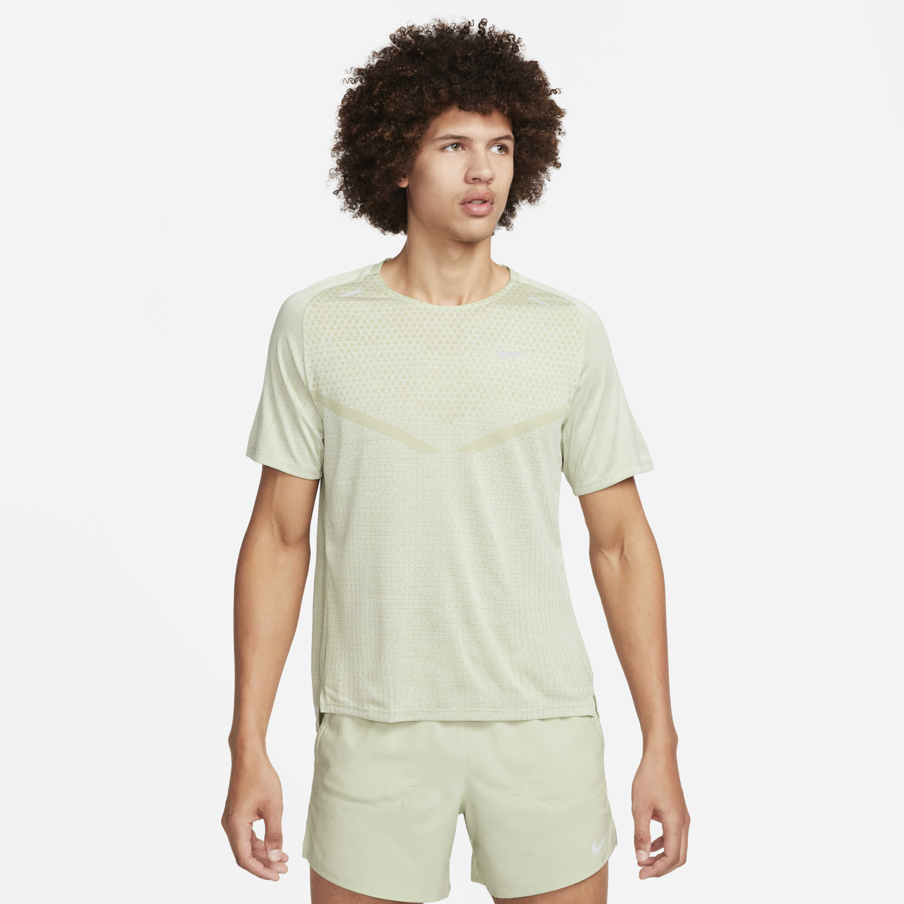 Mens dri-fit knit short-sleeve running t-shirt 2025