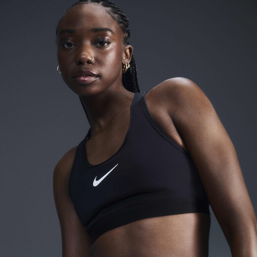 Sports Bras-Nike, Nike Swoosh High Support, Women's Non-Padded Adjustable Sports Bra