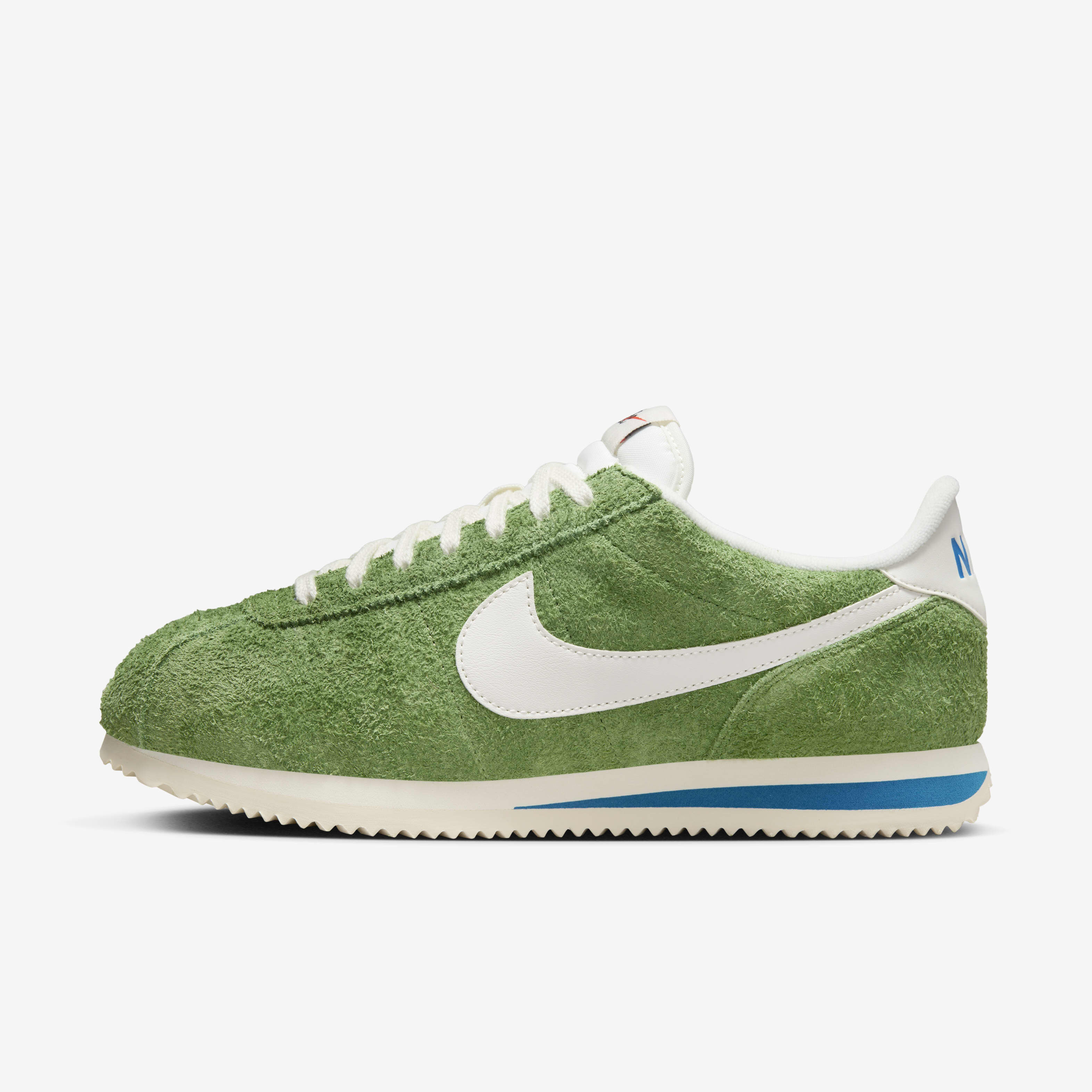 Buy Nike Cortez Vintage Suede Women s Shoes Chlorophyll Light Photo Blue Coconut Milk Sail Nike Kuwait Official