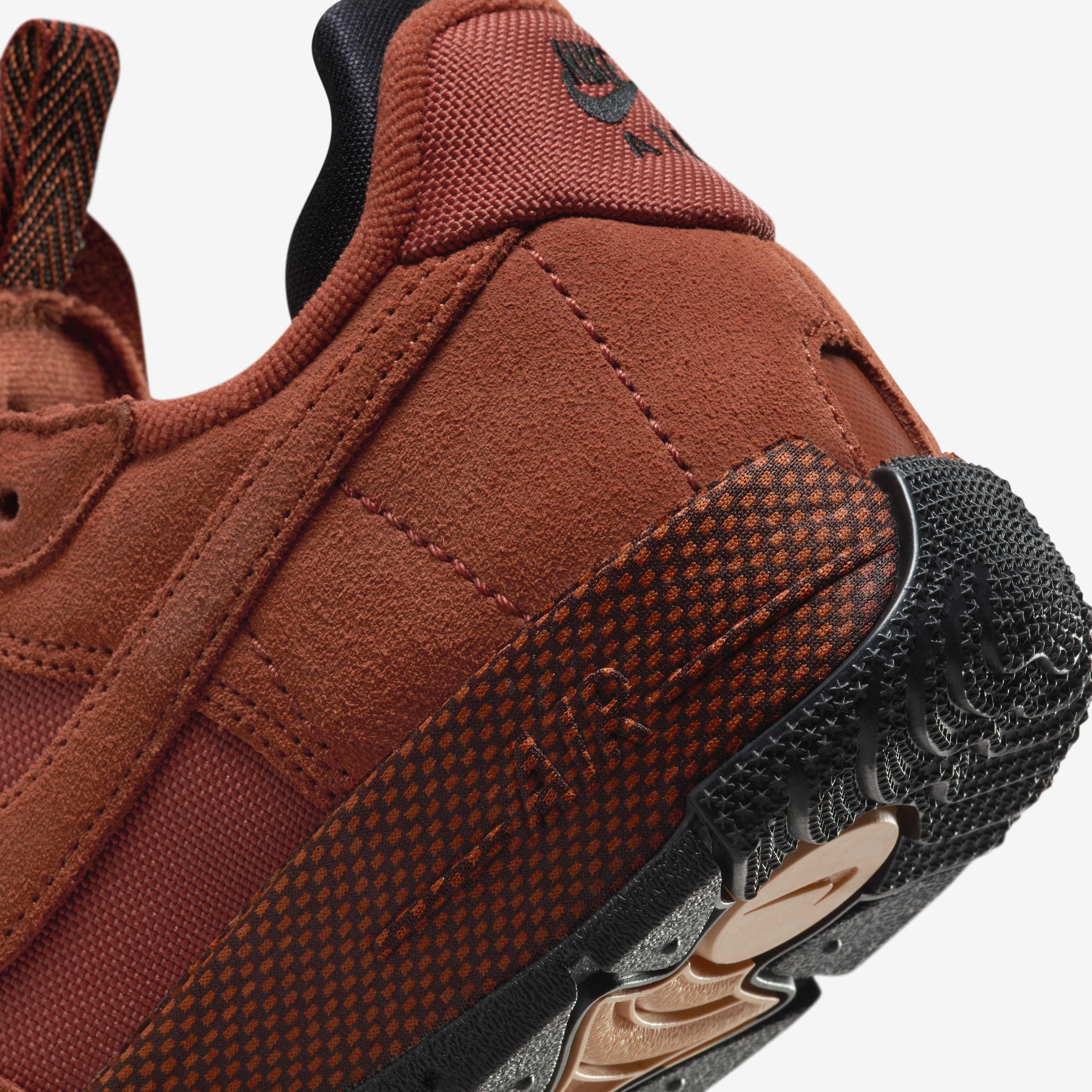Nike air force 1 7 red suede discount
