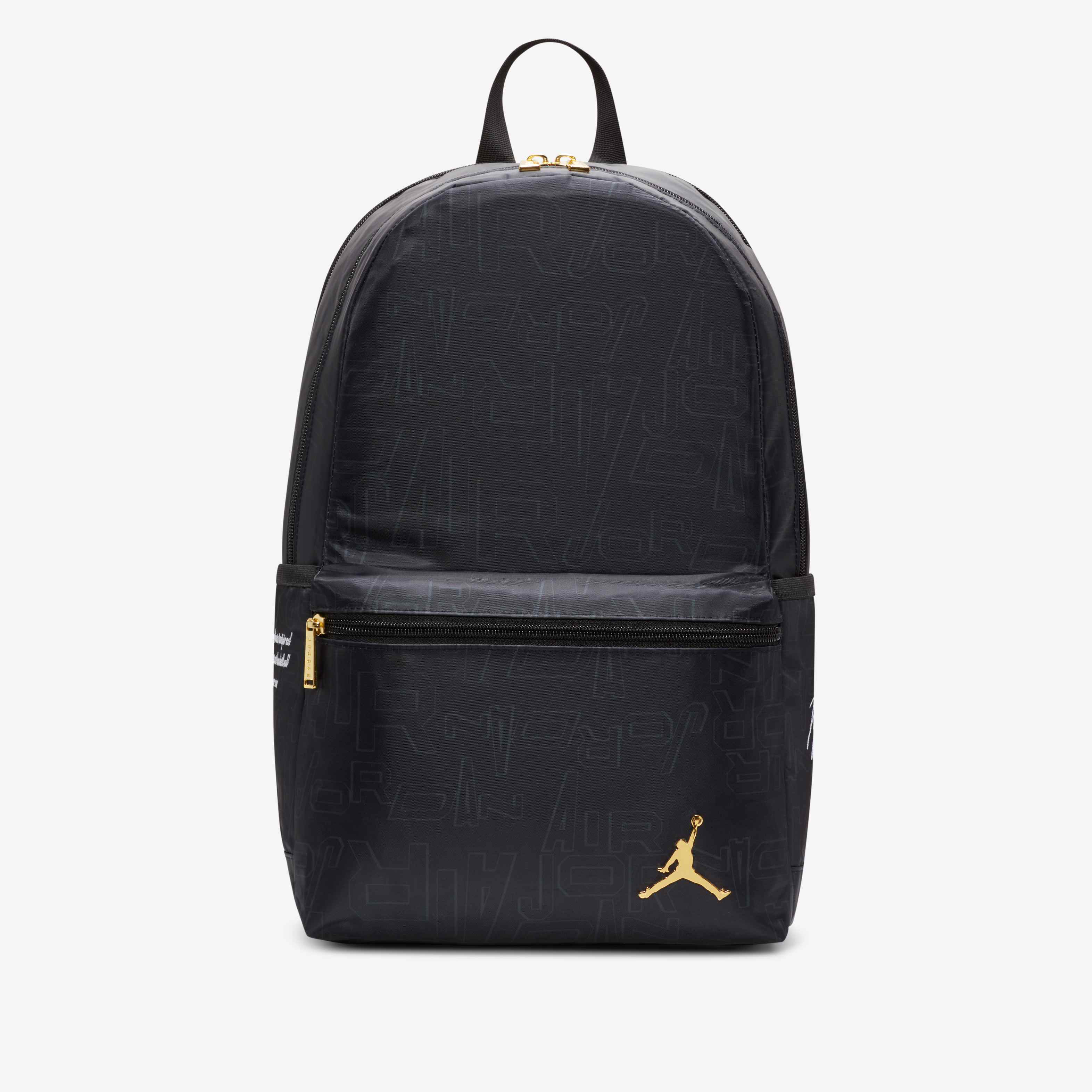 Jordan Black and Gold Backpack image number 1