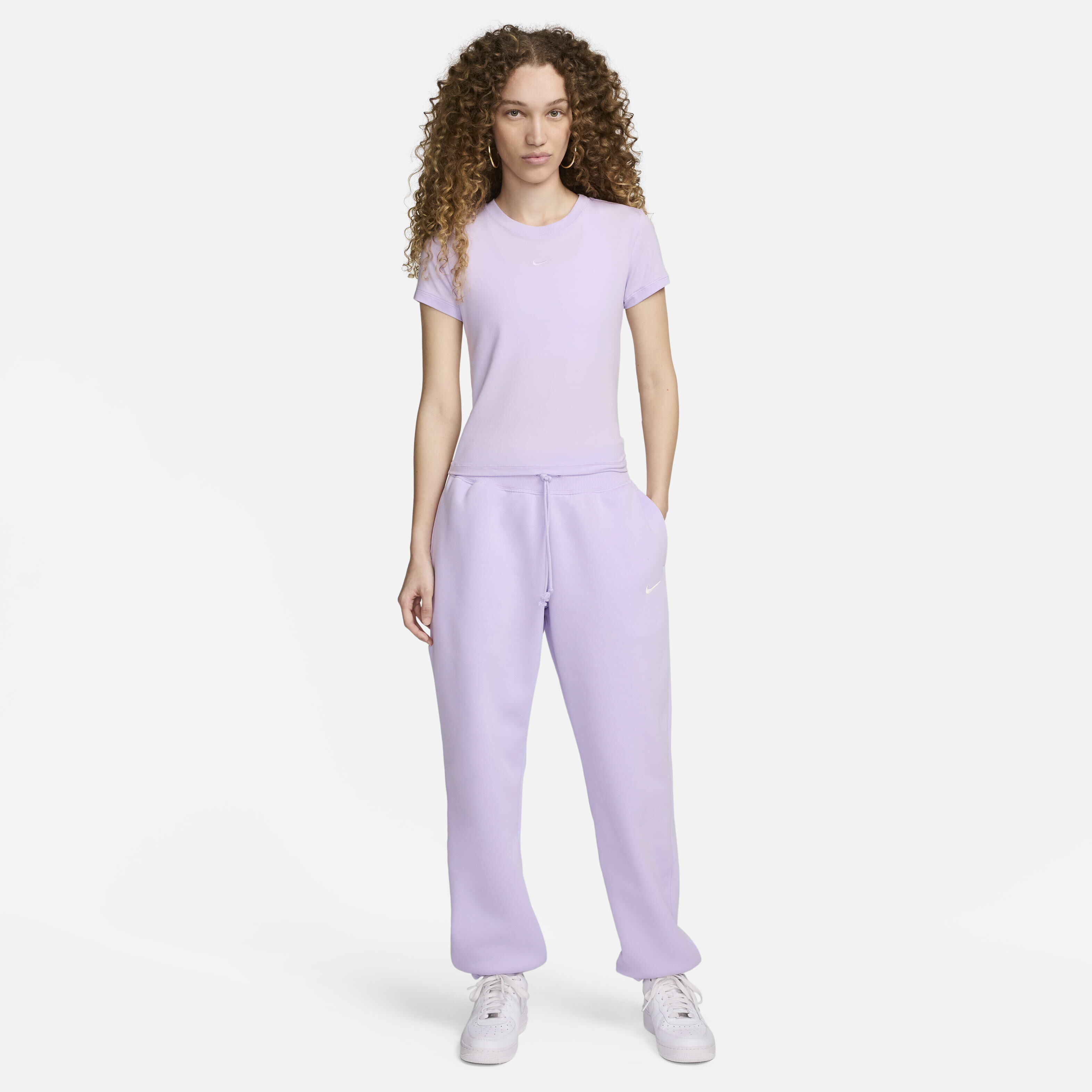 ★ Nike★ Sportswear Chil Knit T-shirt W Purple Down White Nike Sportswear Chill Knit Women's T-shirt. Nike ID