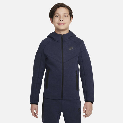 Hoodies & Sweatshirts-Nike, Nike Sportswear Tech Fleece, Older Kids' (Boys') Full-Zip Hoodie