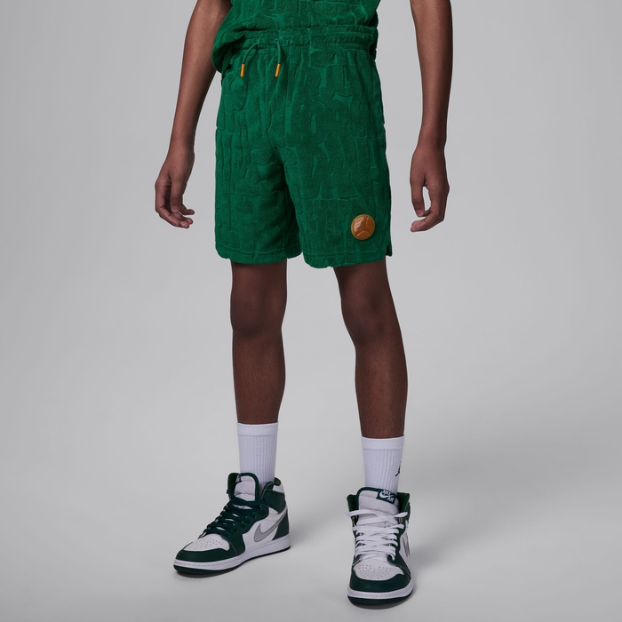 Buy Jordan Fuel Up, Cool Down Big Kids' Terry Shorts Pine Green