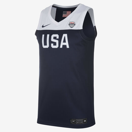 Cyber Week UAE-Nike, USA Nike (Road), Men's Basketball Jersey