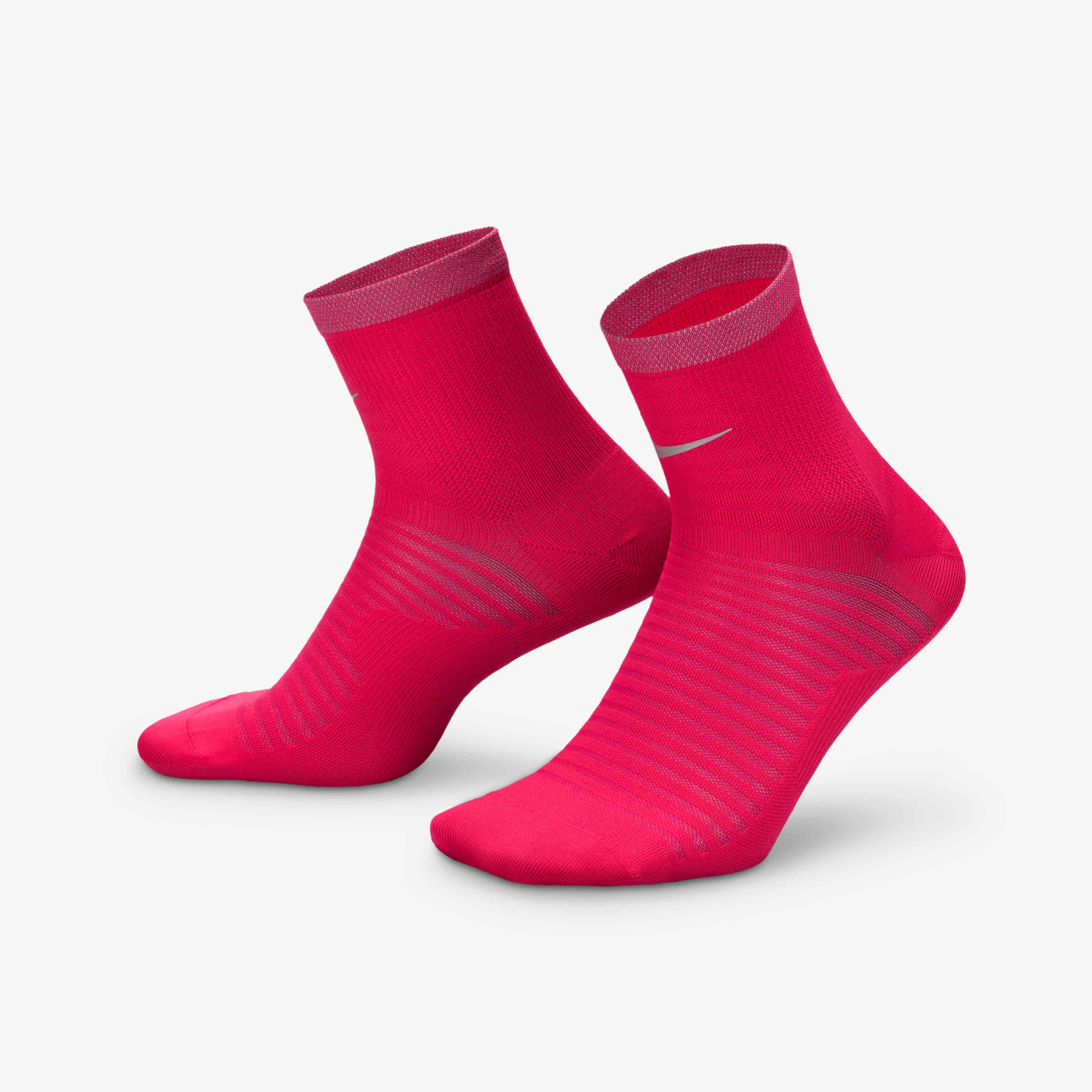 nike pink running socks