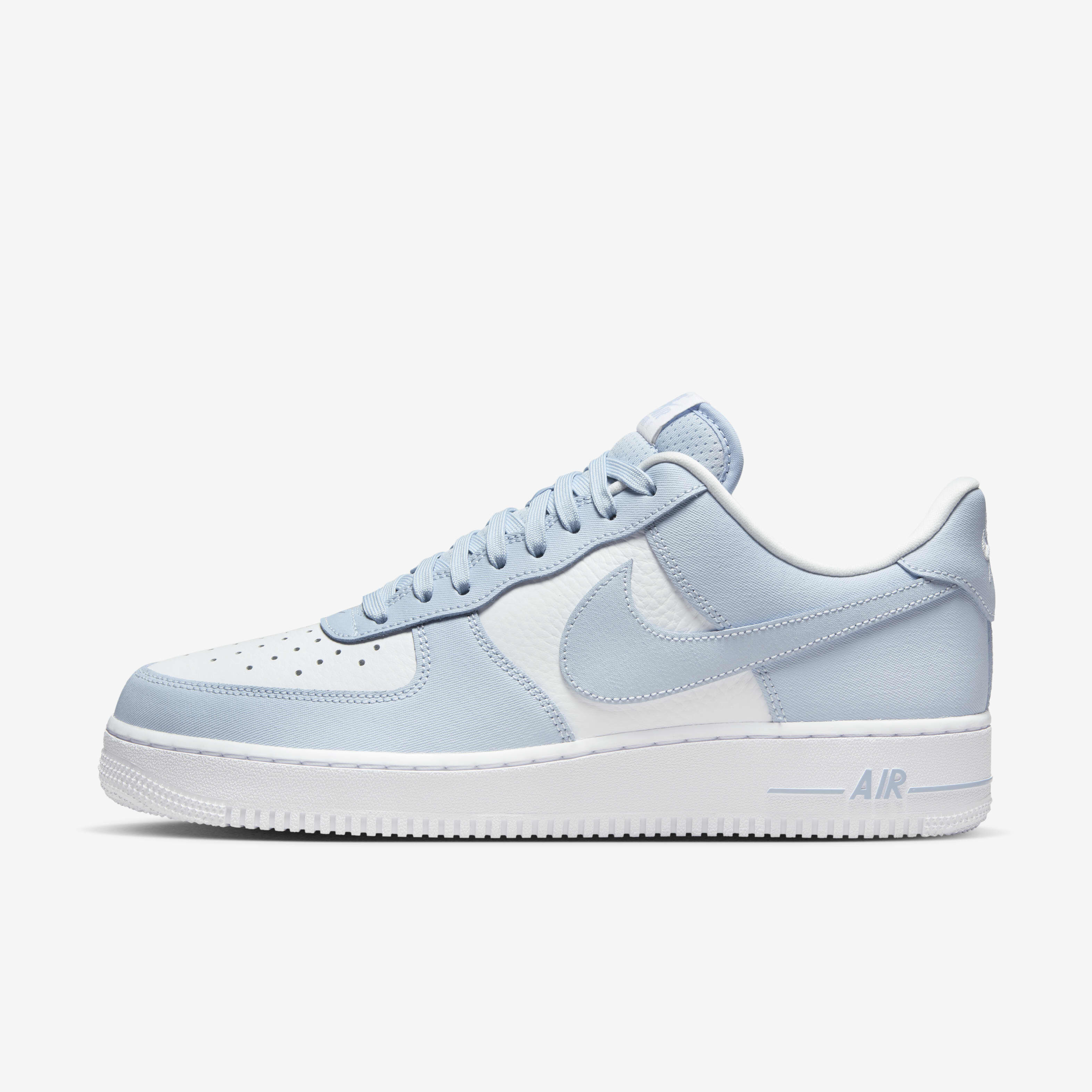 Buy Nike Air Force 1 07 Men s Shoes Light Armoury Blue White Nike Kuwait Official