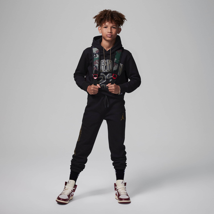 Jordan Fleece Pullover Hoodie image number 4 Jordan Fleece Pullover Hoodie image number 4