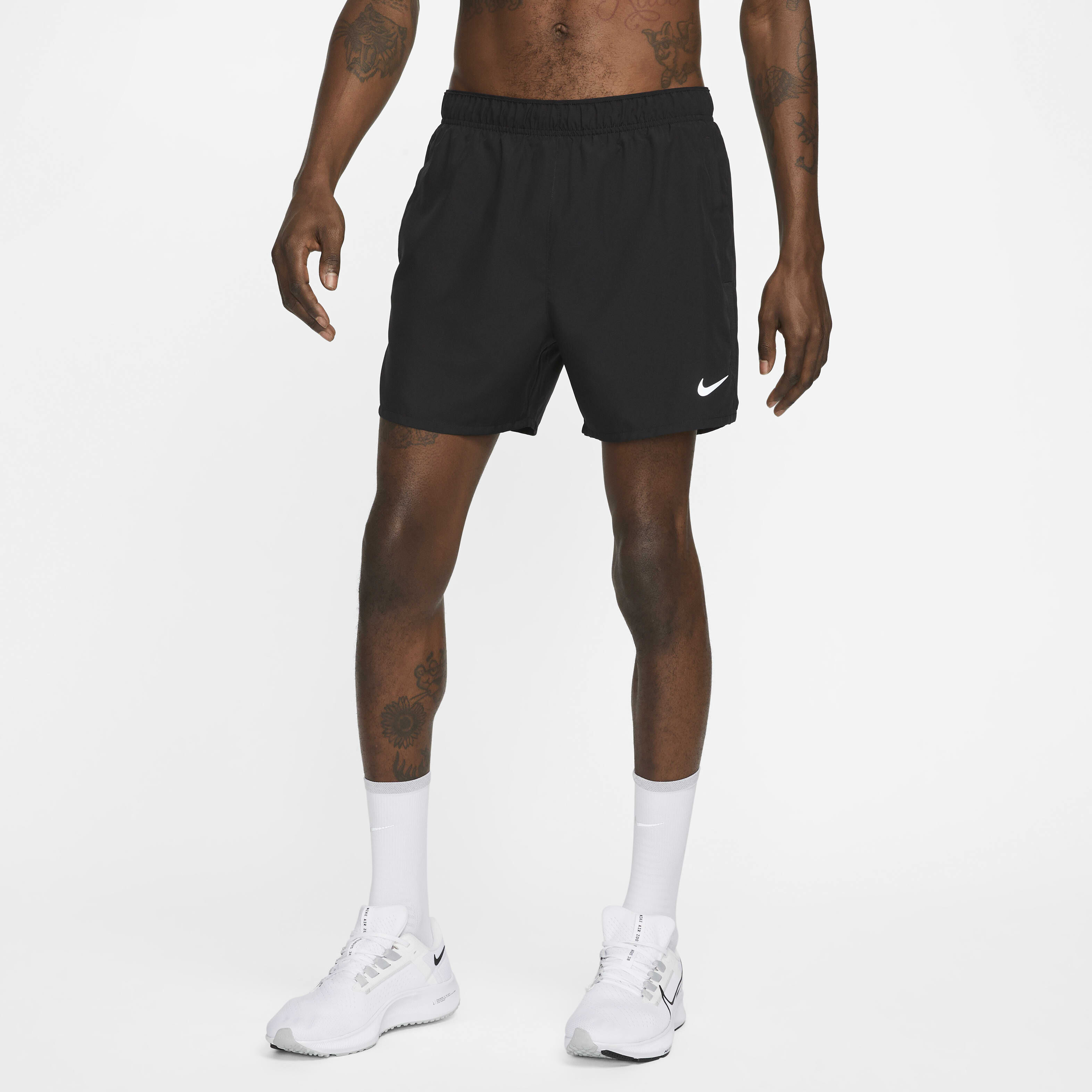 Buy Nike Challenger Men s Dri FIT 13cm approx. Brief lined Running Shorts Black Black Black Nike Kuwait Official