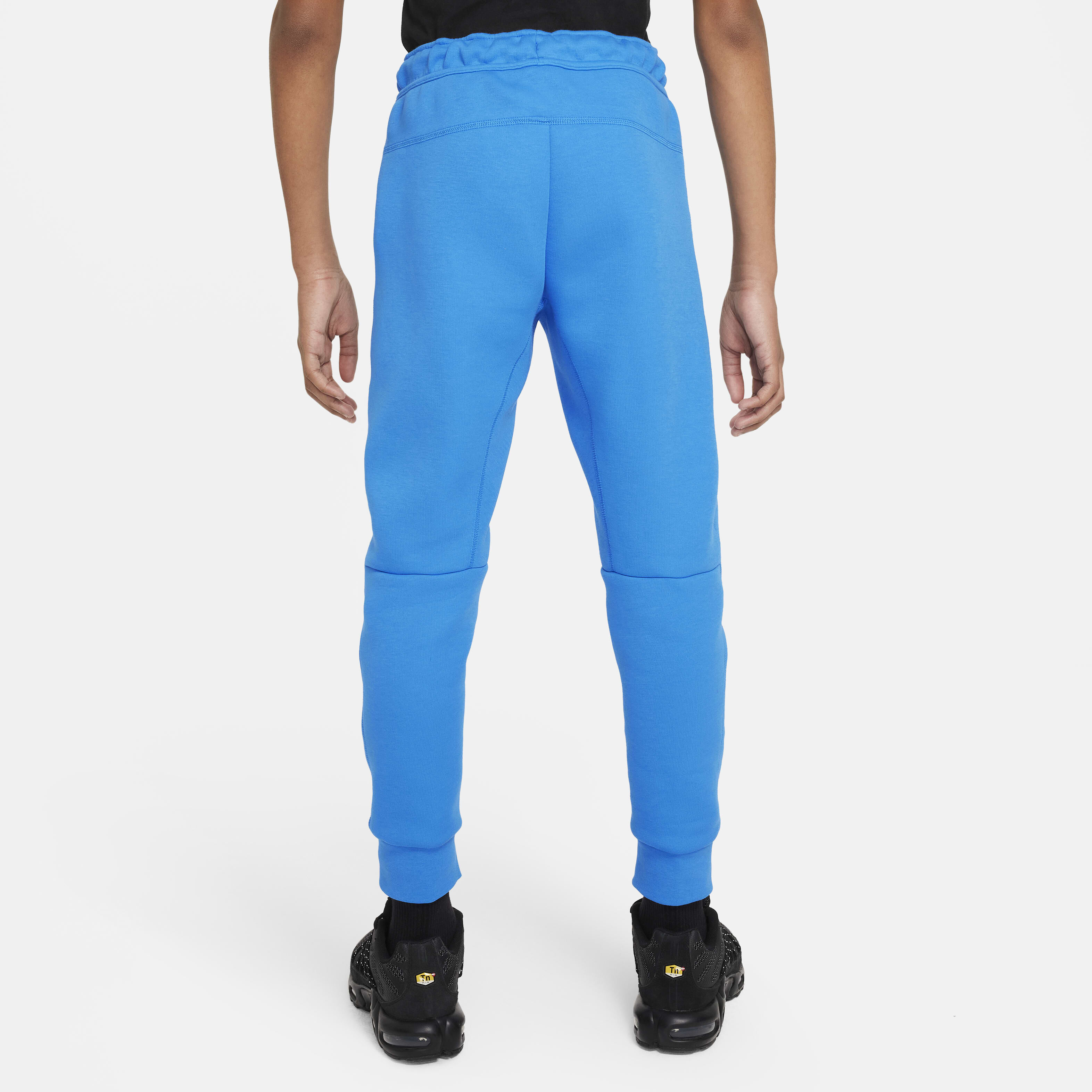 Buy Nike Sportswear Tech Fleece Older Kids Boys Trousers Light Photo Blue Black Black Nike Kuwait Official