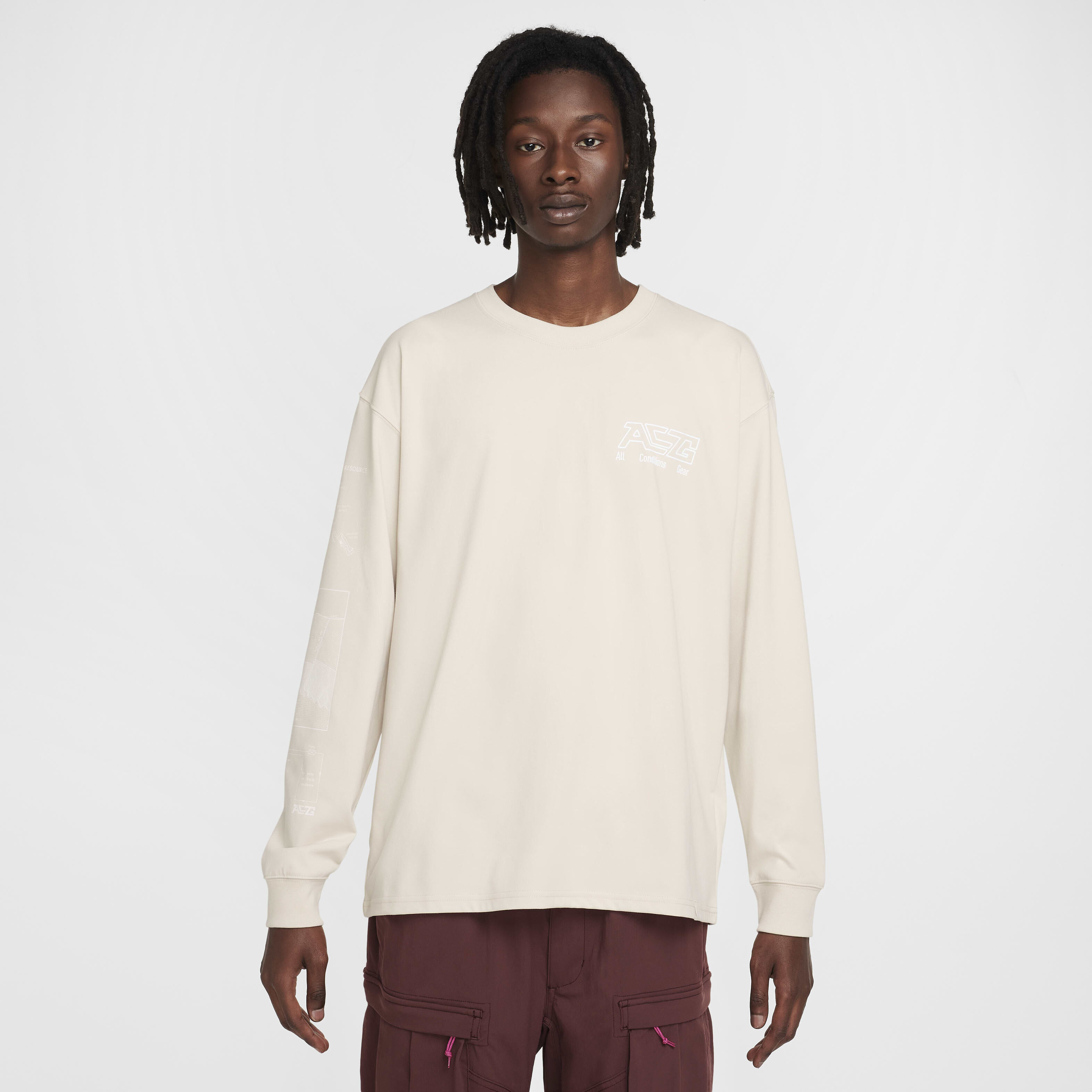 Nike long sleeve acg logo tee best sale