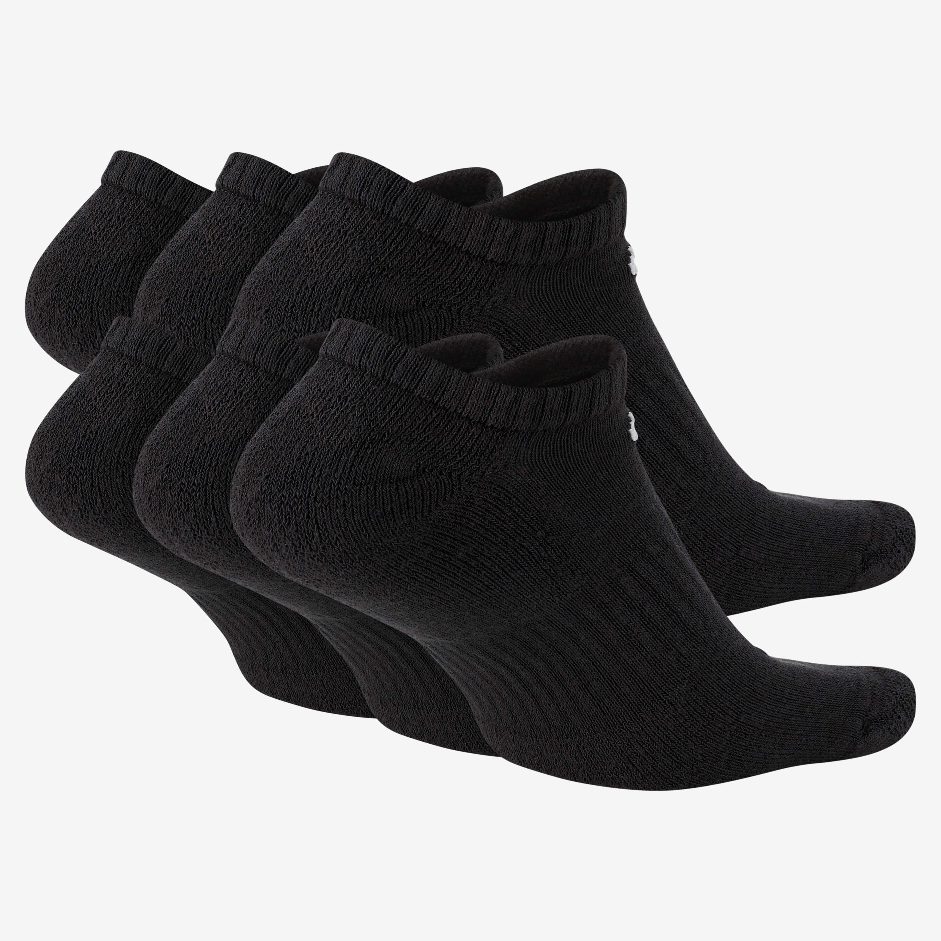 Nike black socks 6 pack hot sale