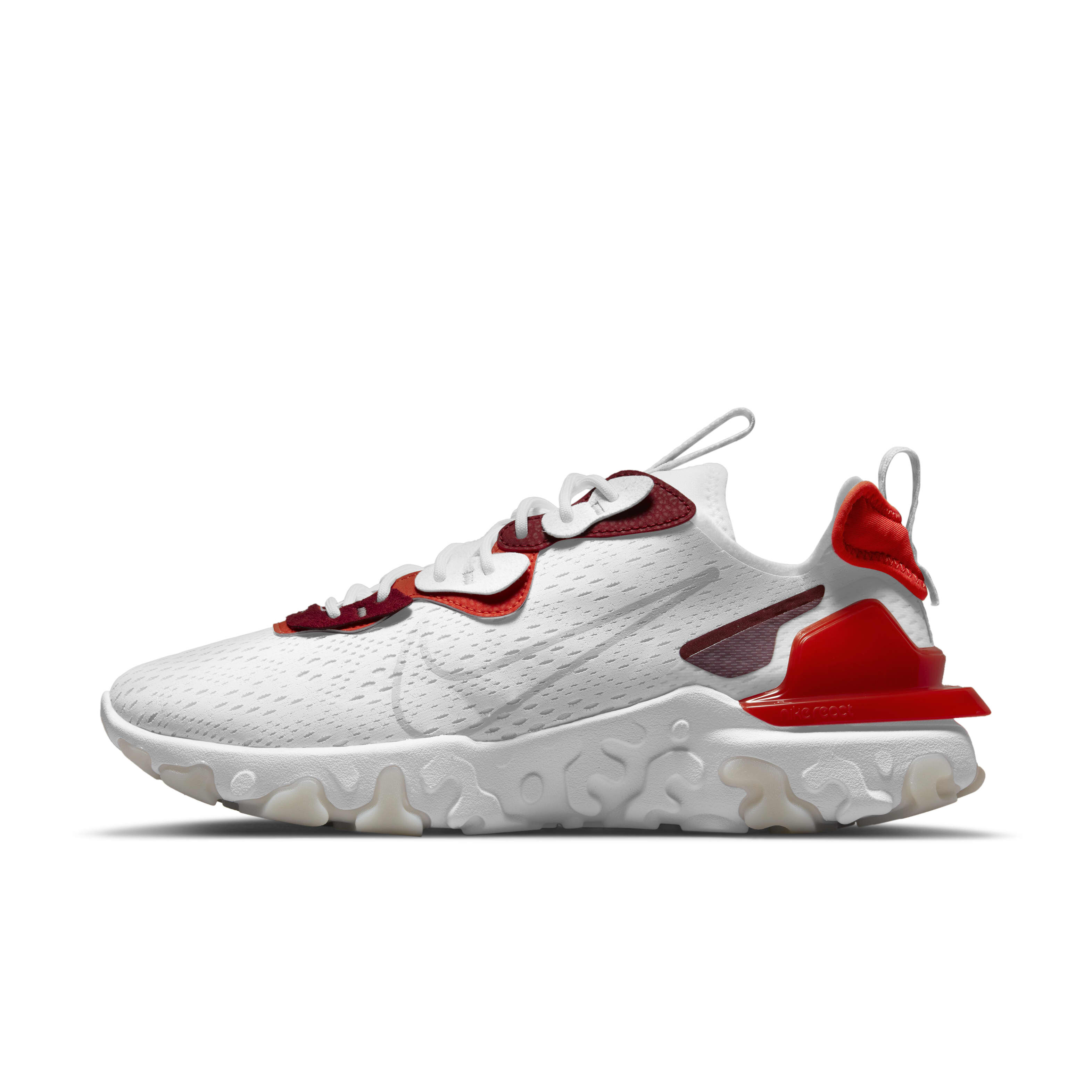Buy Nike React Vision Men s Shoes White Team Orange Team Red Light Smoke Grey Nike Kuwait Official