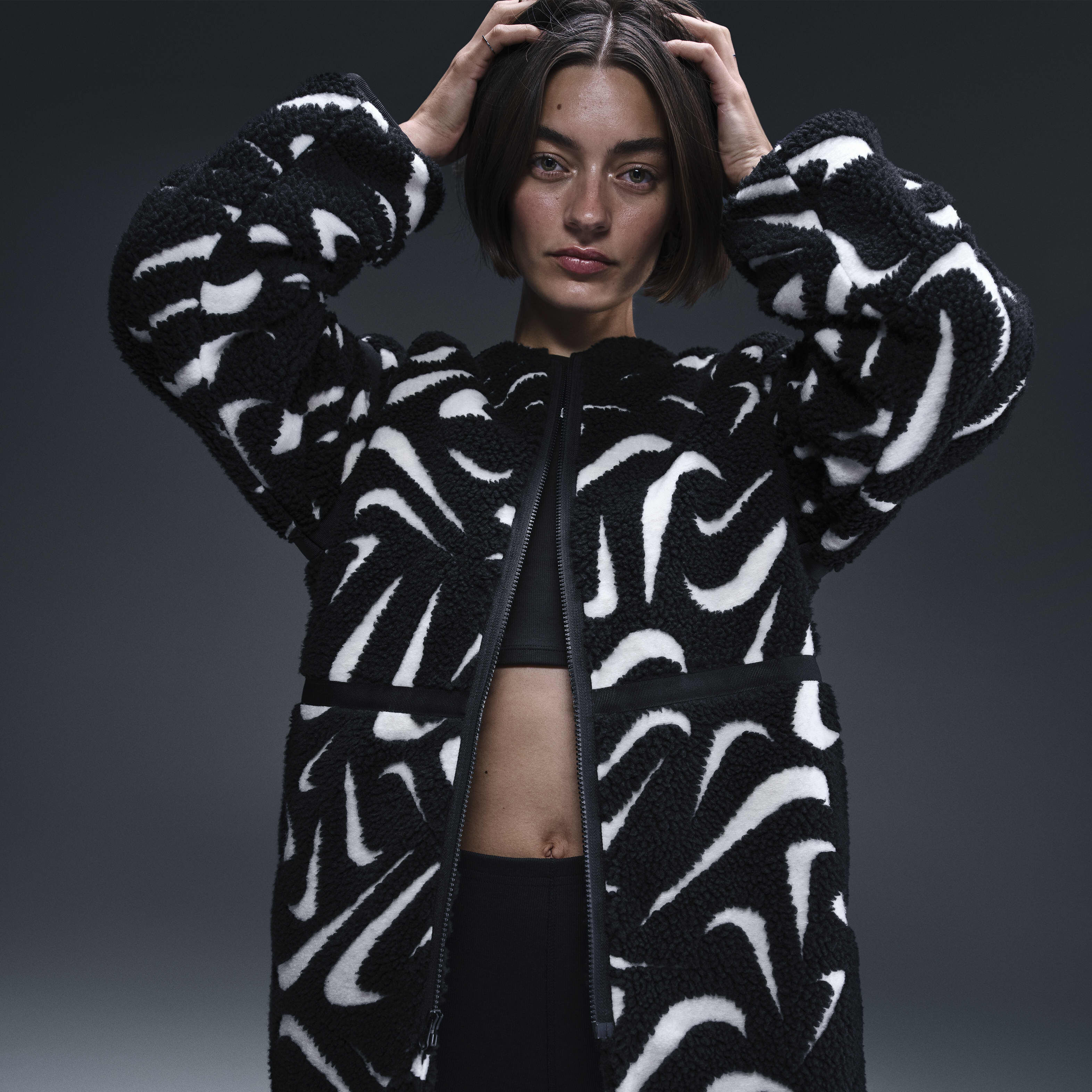Nike sportswear animal print jacket new arrivals