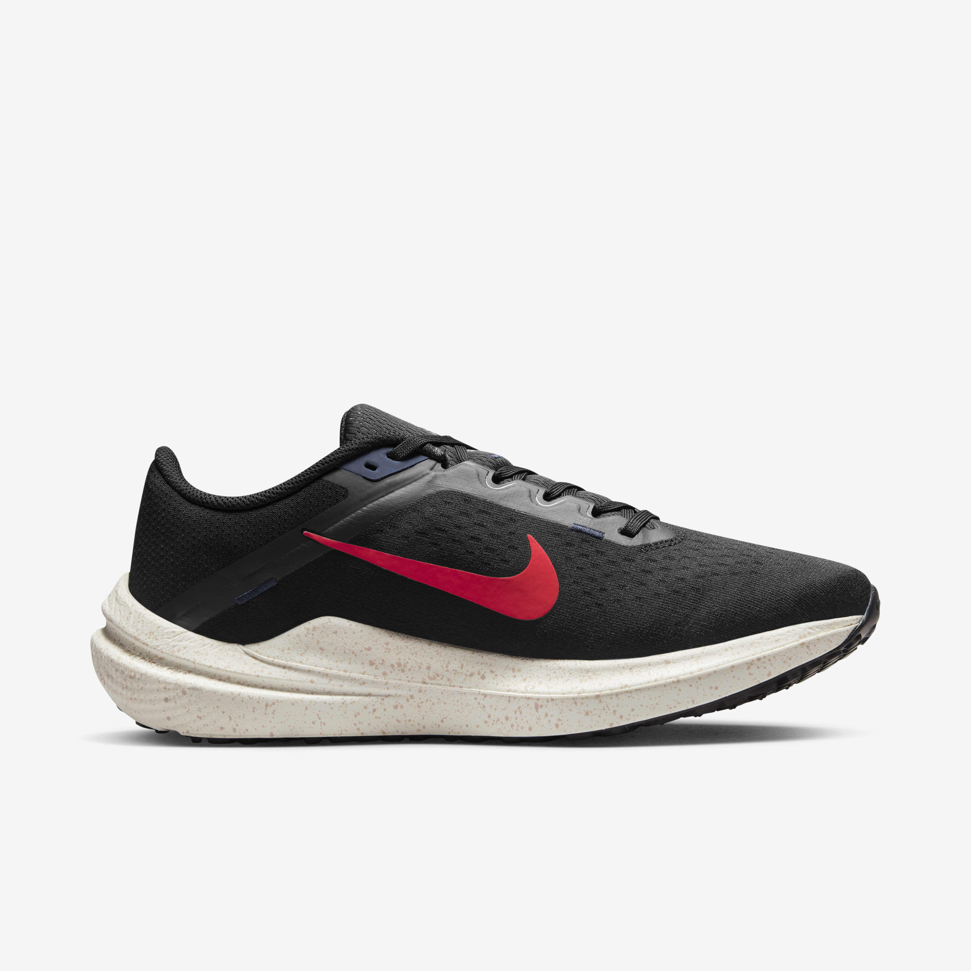 Buy Nike Winflo 10 Men s Road Running Shoes Black Obsidian Sail Bright Crimson Nike Kuwait Official