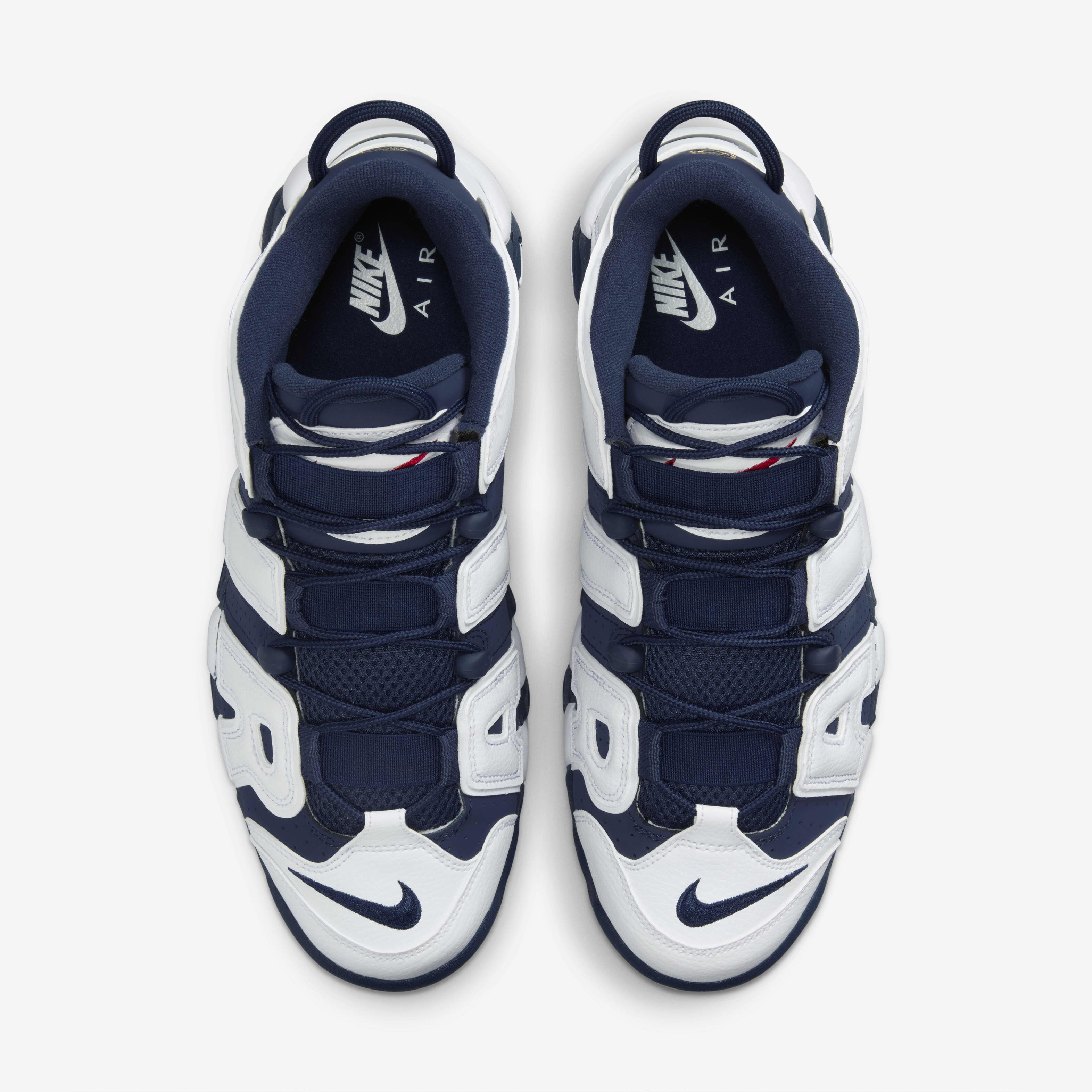 Buy Nike Air More Uptempo 96 Men s Shoes White Metallic Gold University Red Midnight Navy Nike Kuwait Official