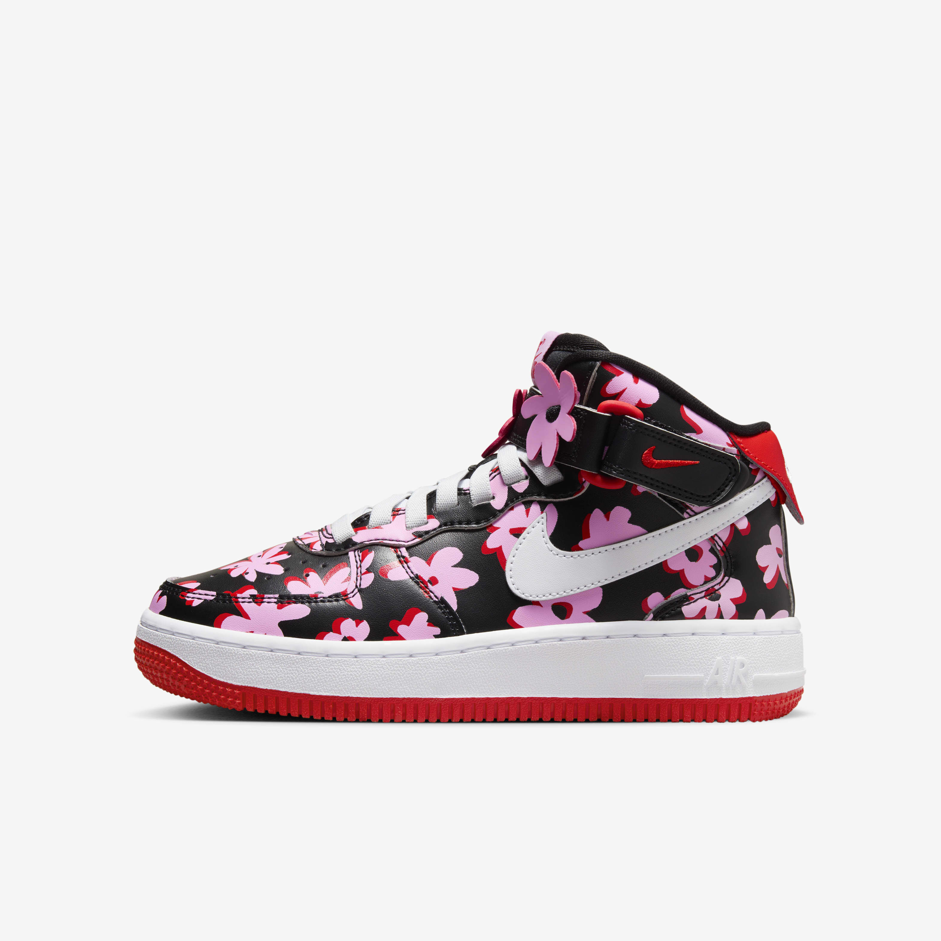 pink floral nikes