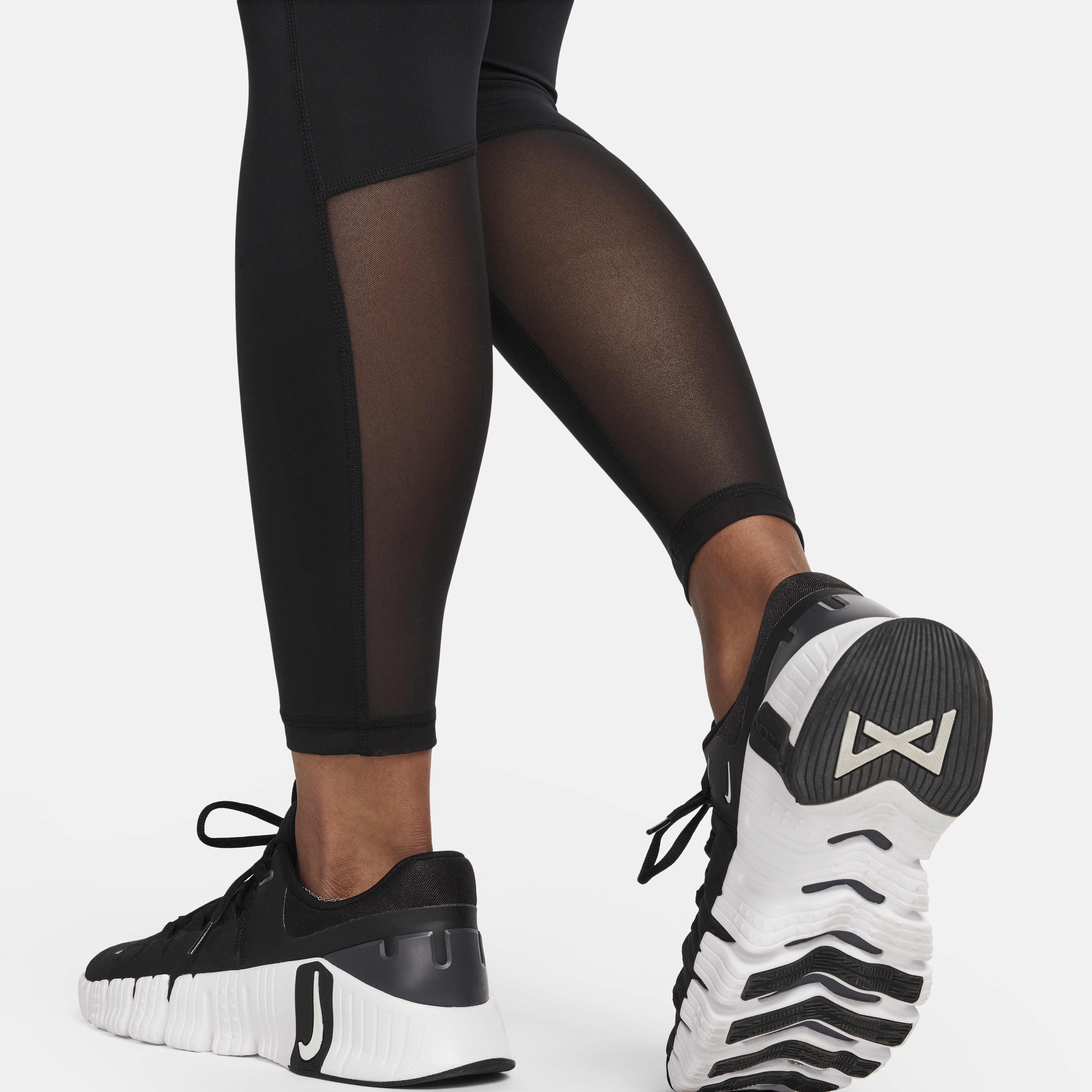 Nike all sport leggings with mesh panel in black outlet