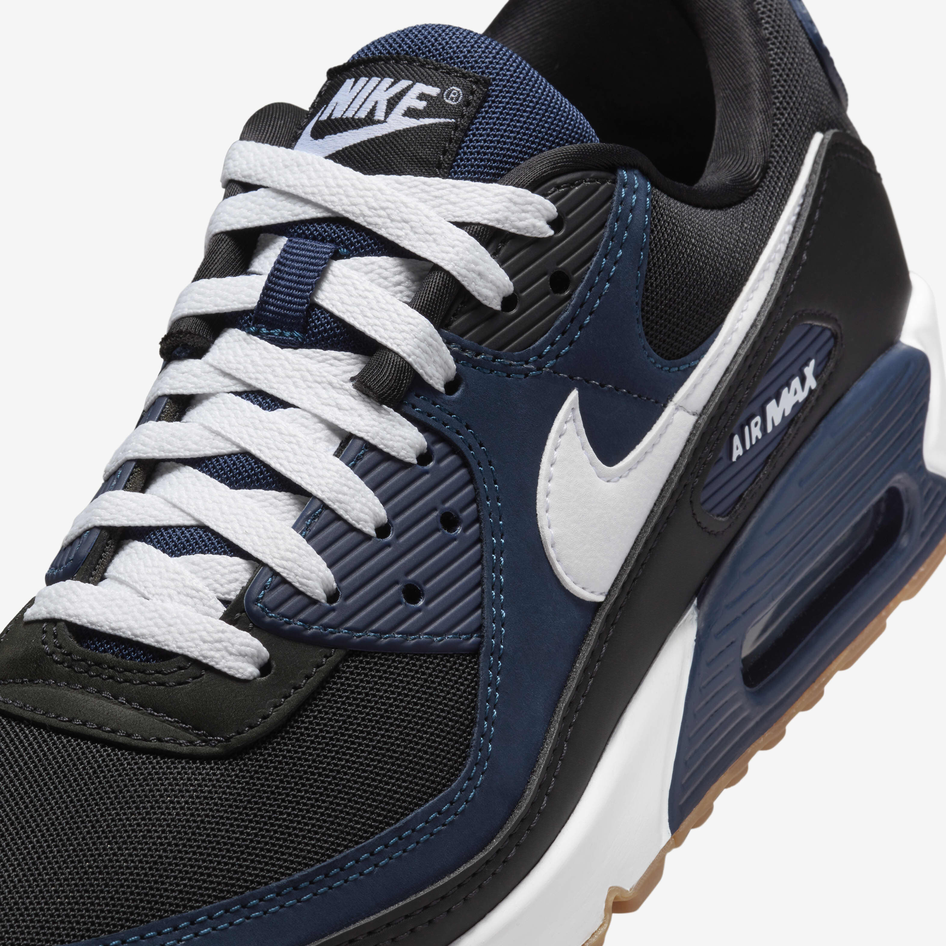 nike air max 90 navy blue leather