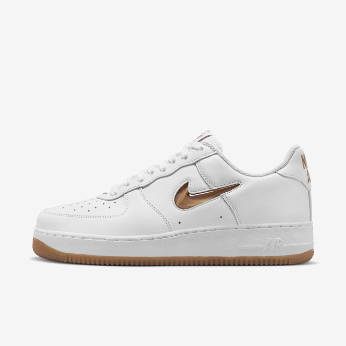 Buy Nike Air Force Low Retro Men's Shoes White/Gum Medium