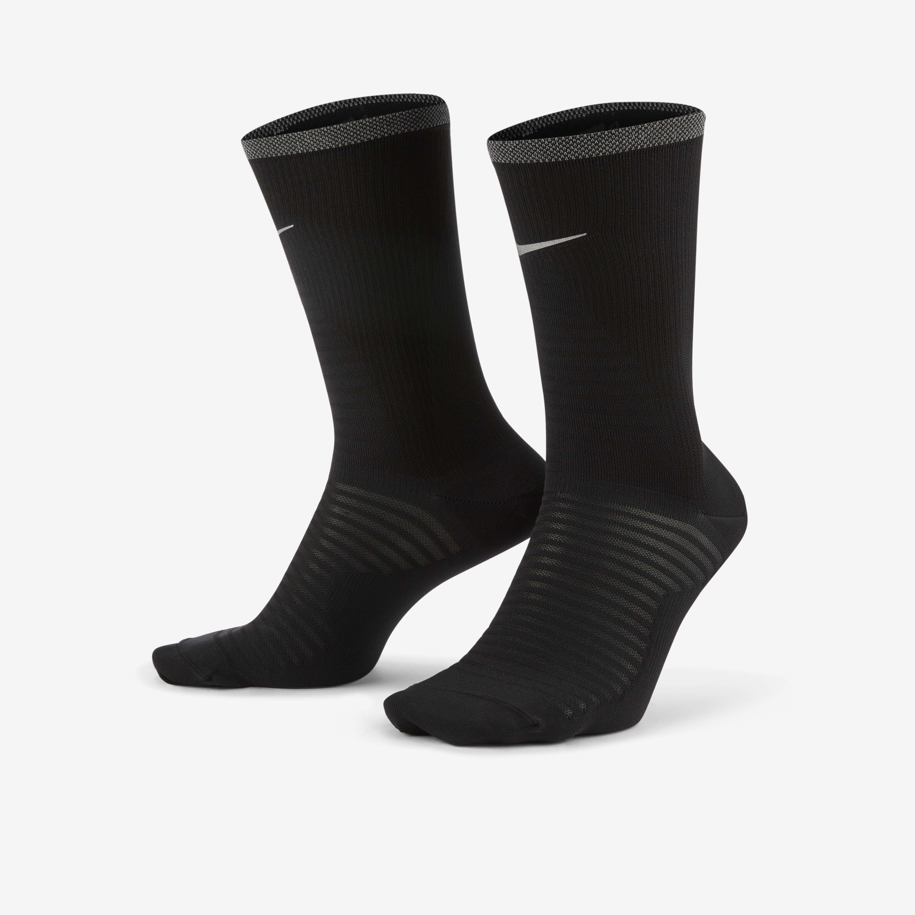Buy Nike Spark Lightweight Running Crew Socks Black Reflect Silver Nike Kuwait Official
