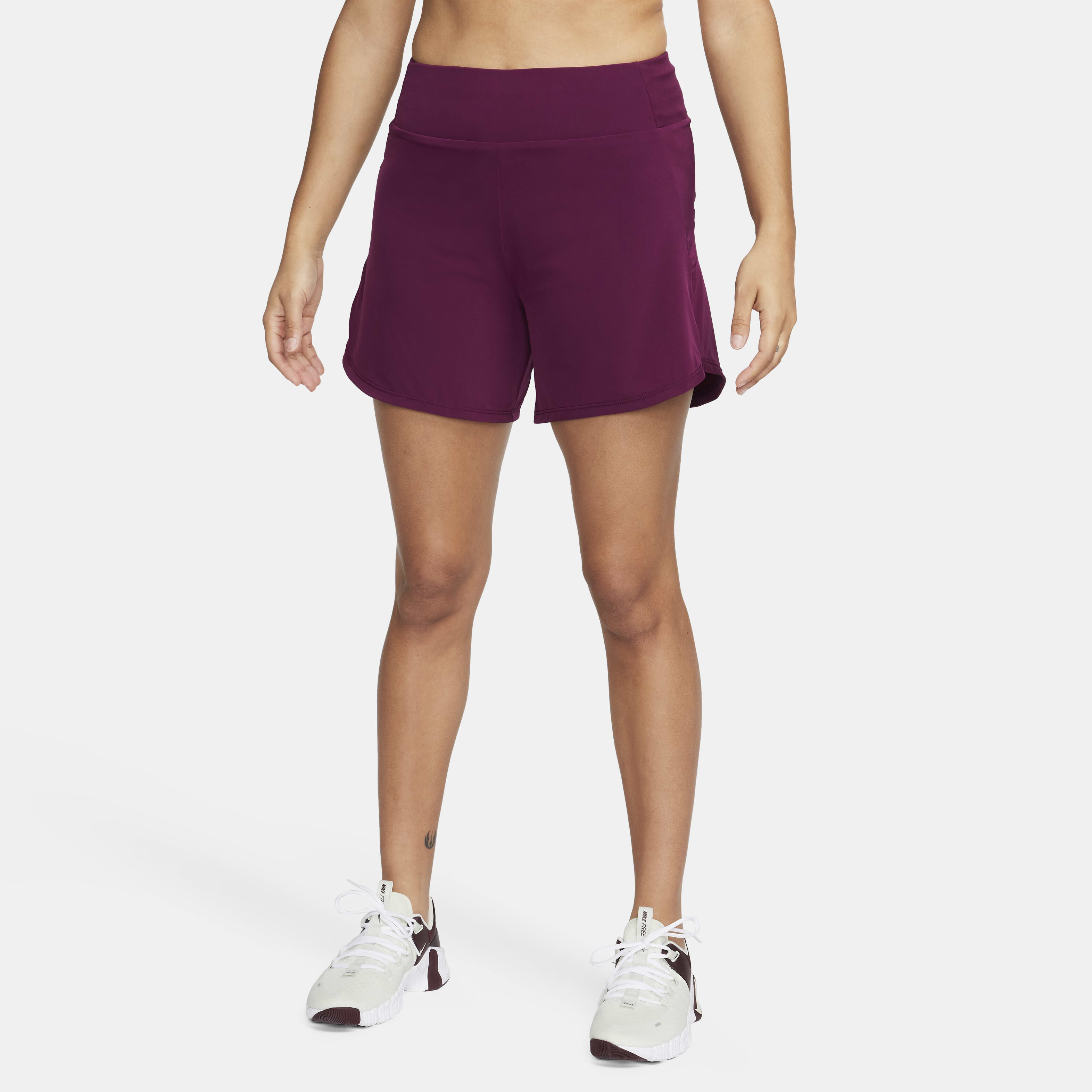 Buy Nike Bliss Women s Dri FIT Mid Rise 13cm approx. Brief Lined Shorts Nike Kuwait Official