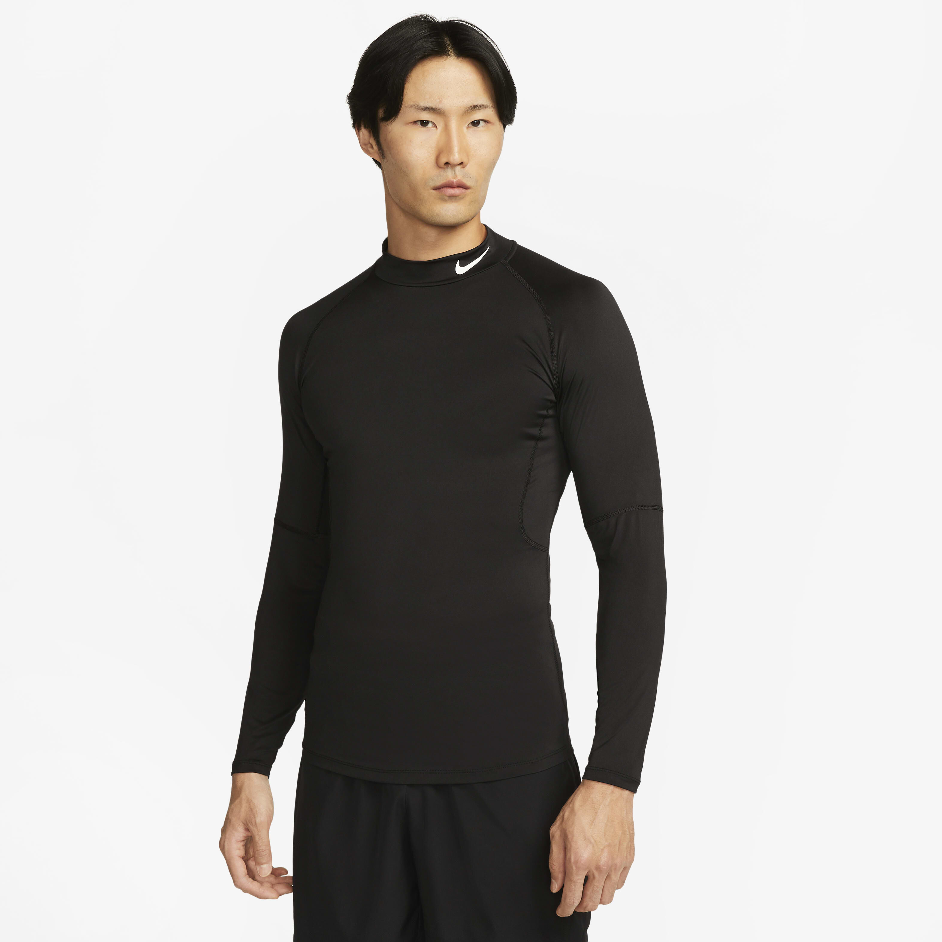 Nike mock neck polo top