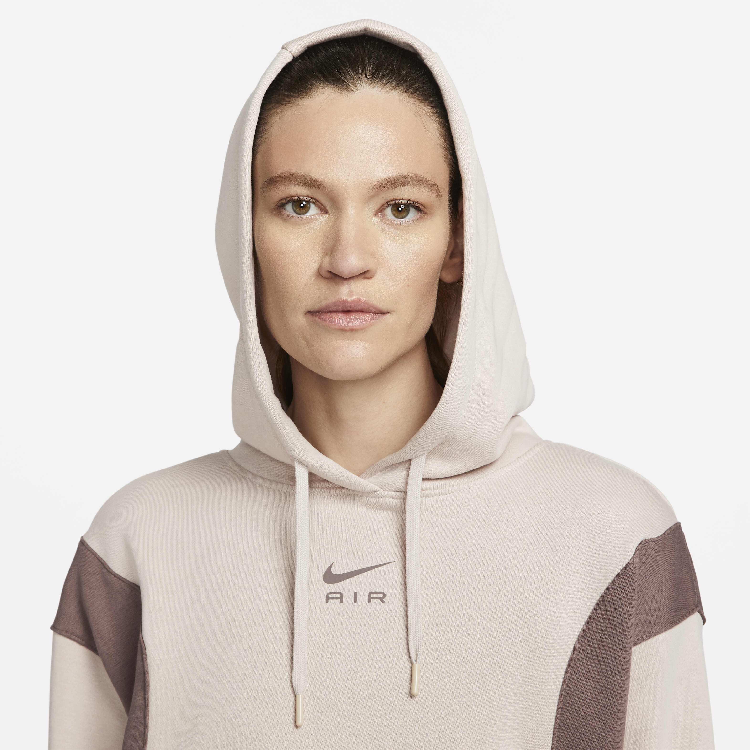 Buy Nike Air Women s Oversized Crop Fleece Hoodie Nike Kuwait Official