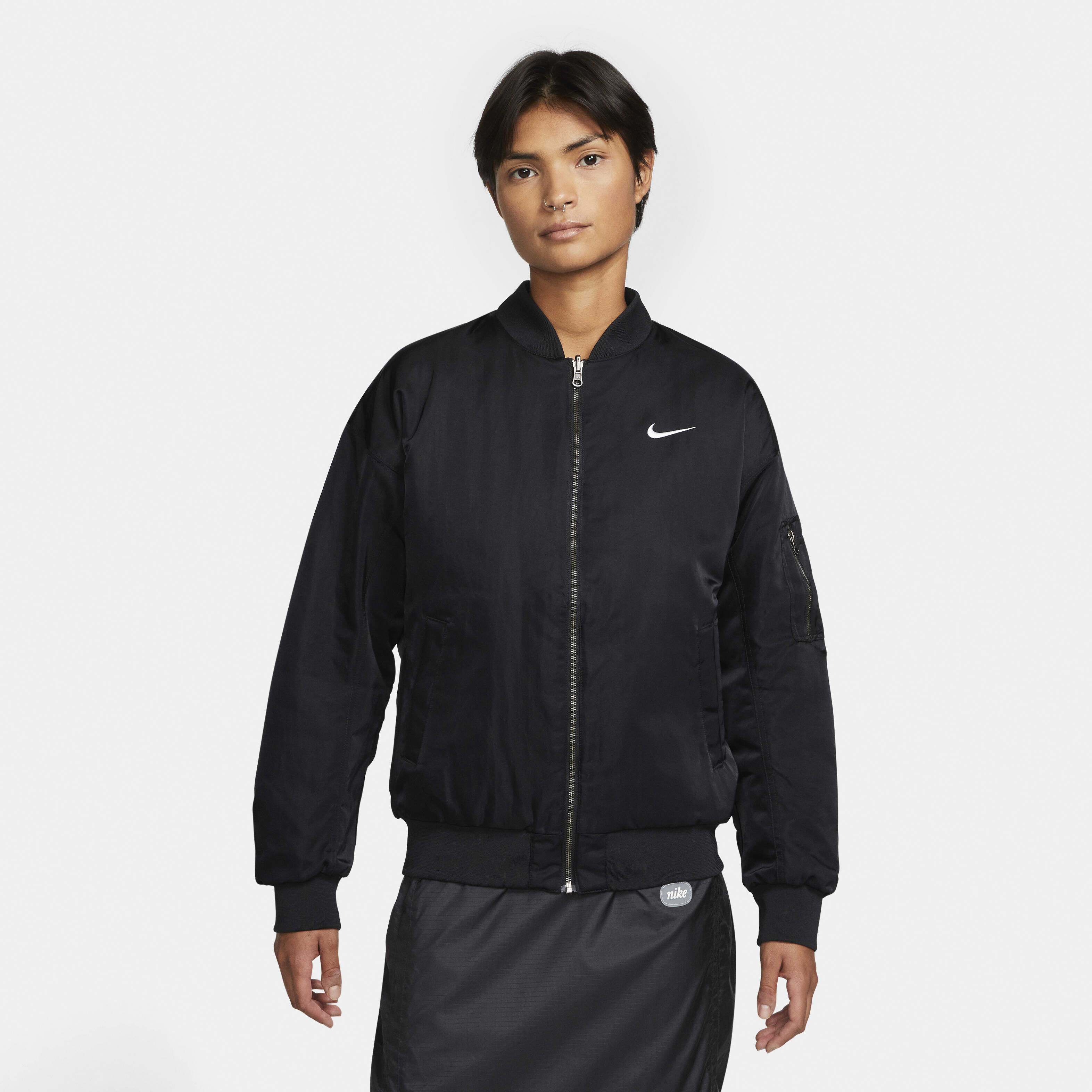 Buy Nike Sportswear Women s Reversible Varsity Bomber Jacket Nike Kuwait Official