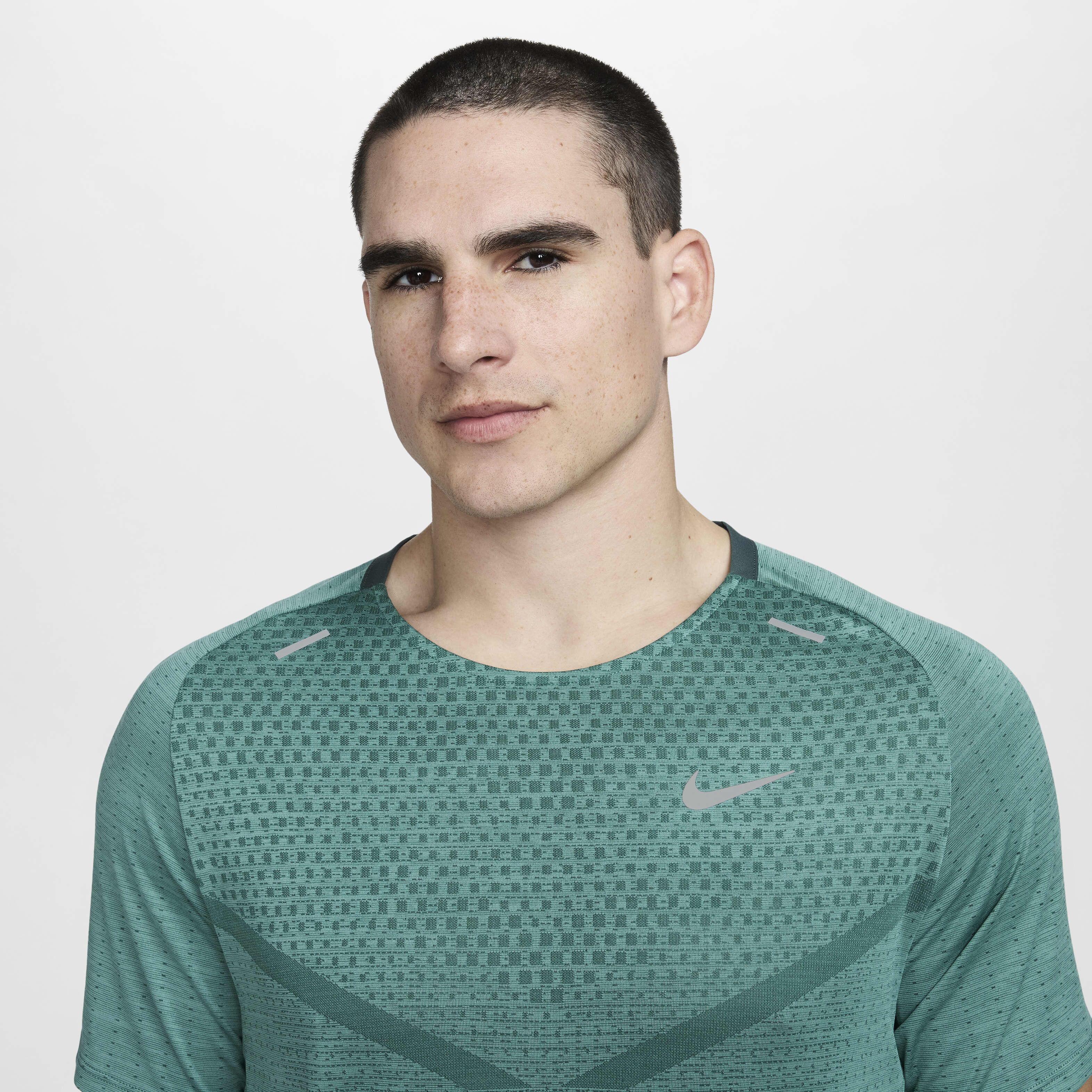 Buy Nike Tech Knit Men s Dri FIT ADV Short sleeve Running Top Night Maroon Cedar Nike Kuwait Official