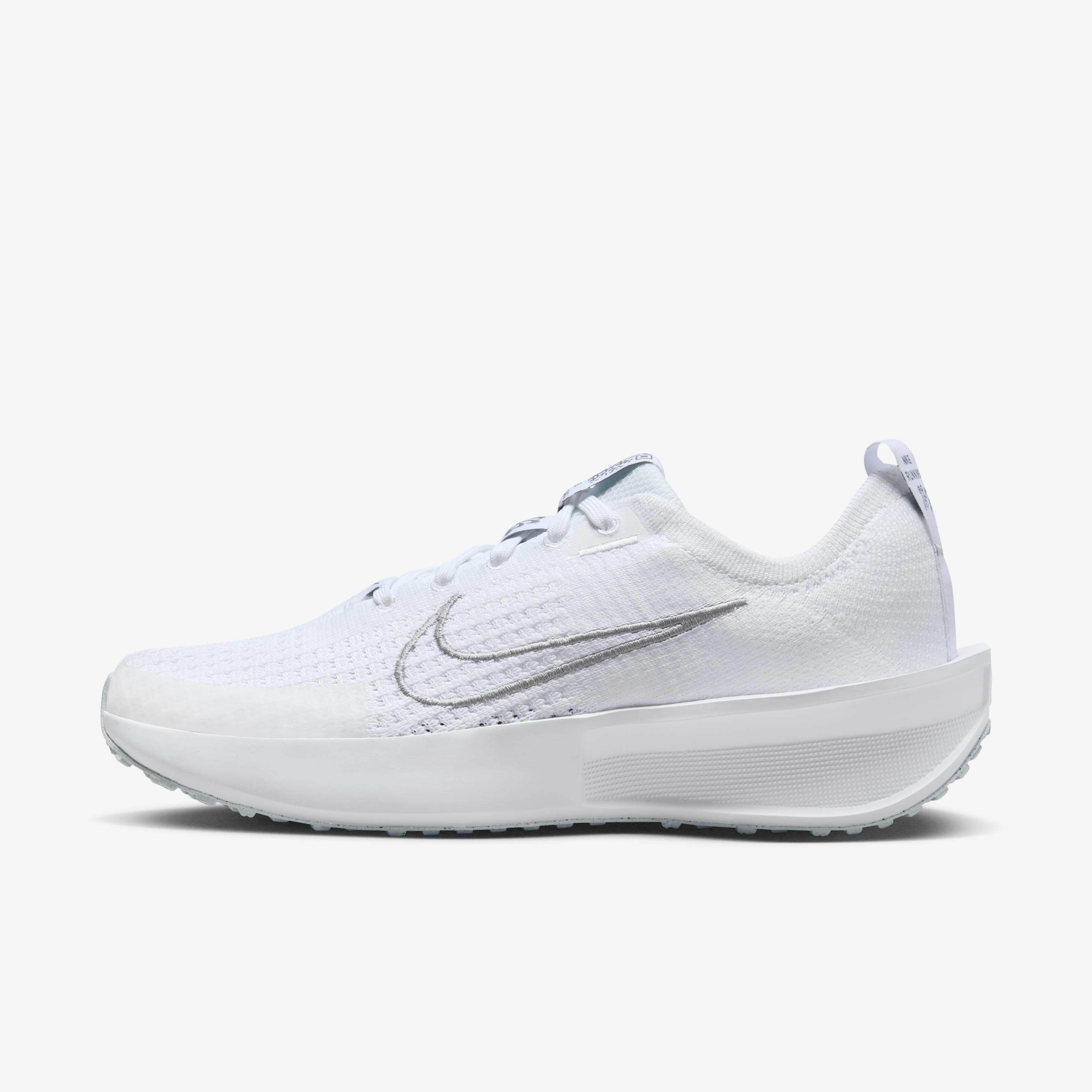 Buy Nike Interact Run Women s Road Running Shoes White Pure Platinum Metallic Silver Nike Kuwait Official