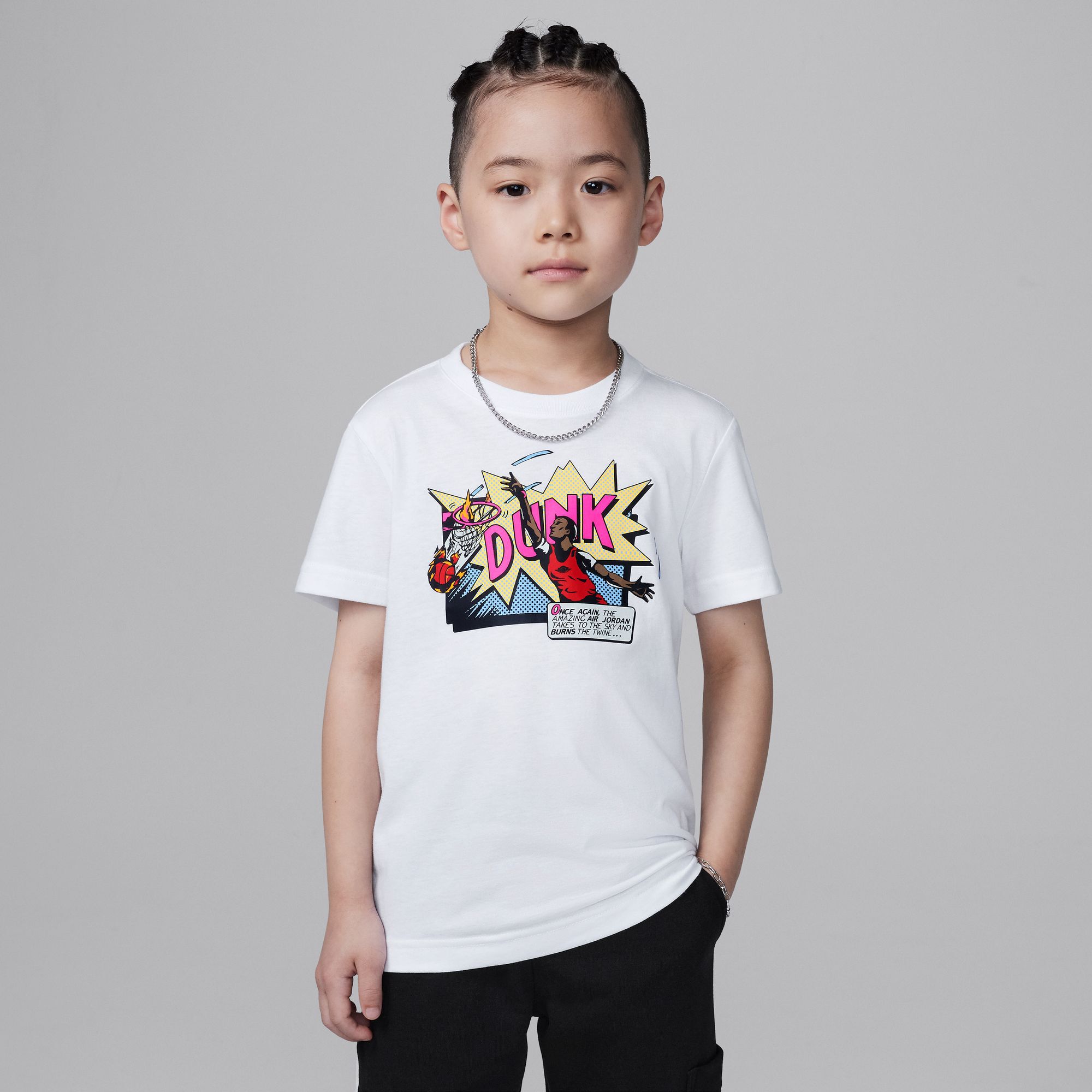 Buy Air Jordan Little Kids Dunk Comics T Shirt Nike Kuwait Official