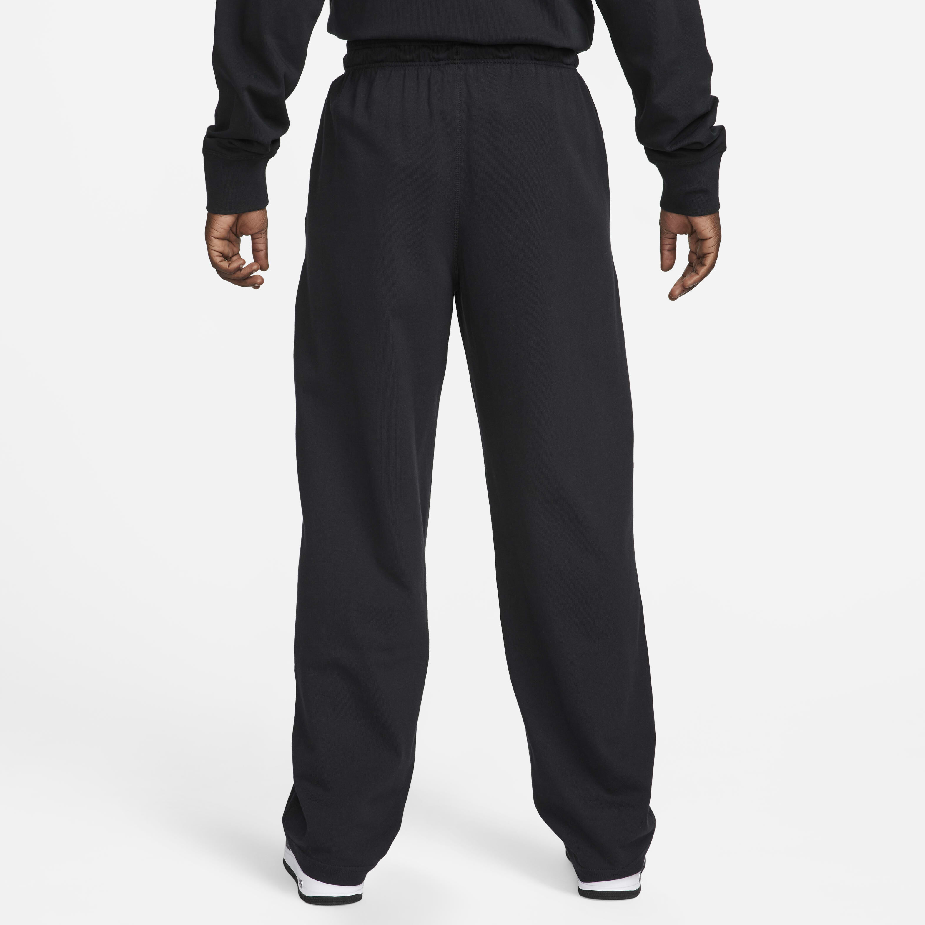 Nike sportswear men's open hem club pants new arrivals