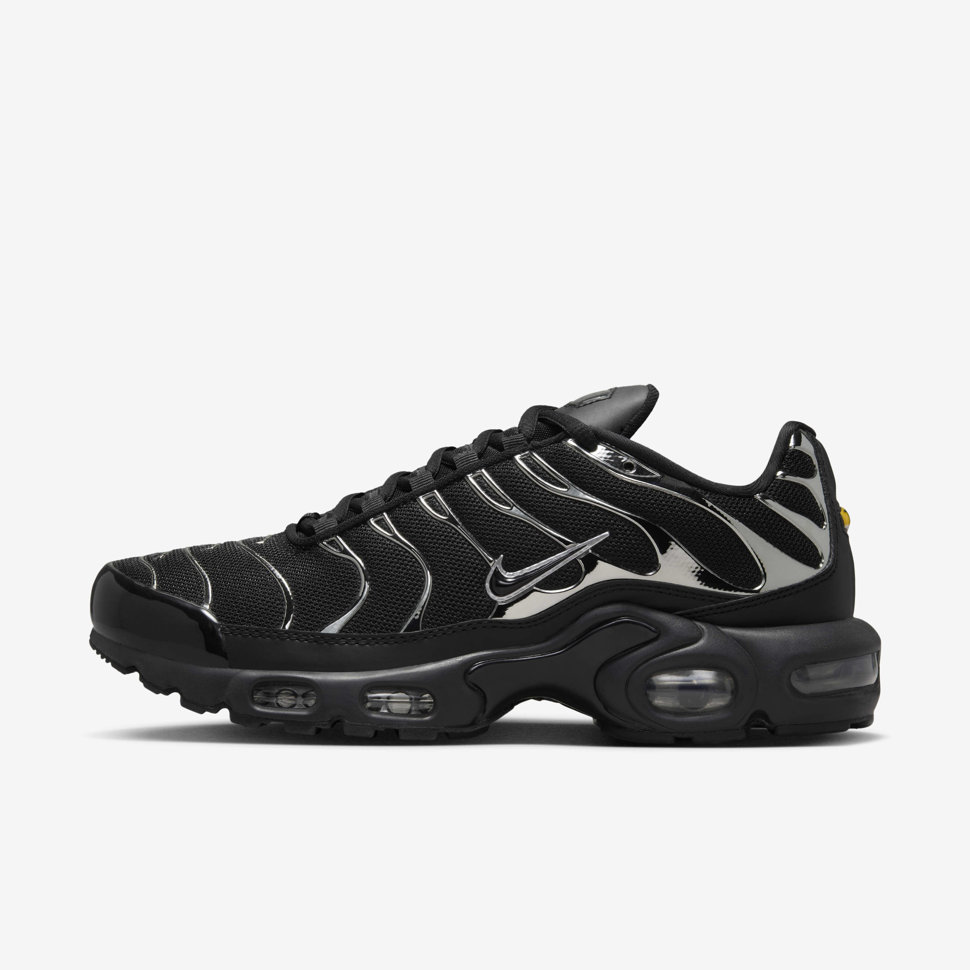Nike tn air max plus premium black white womens hot sale