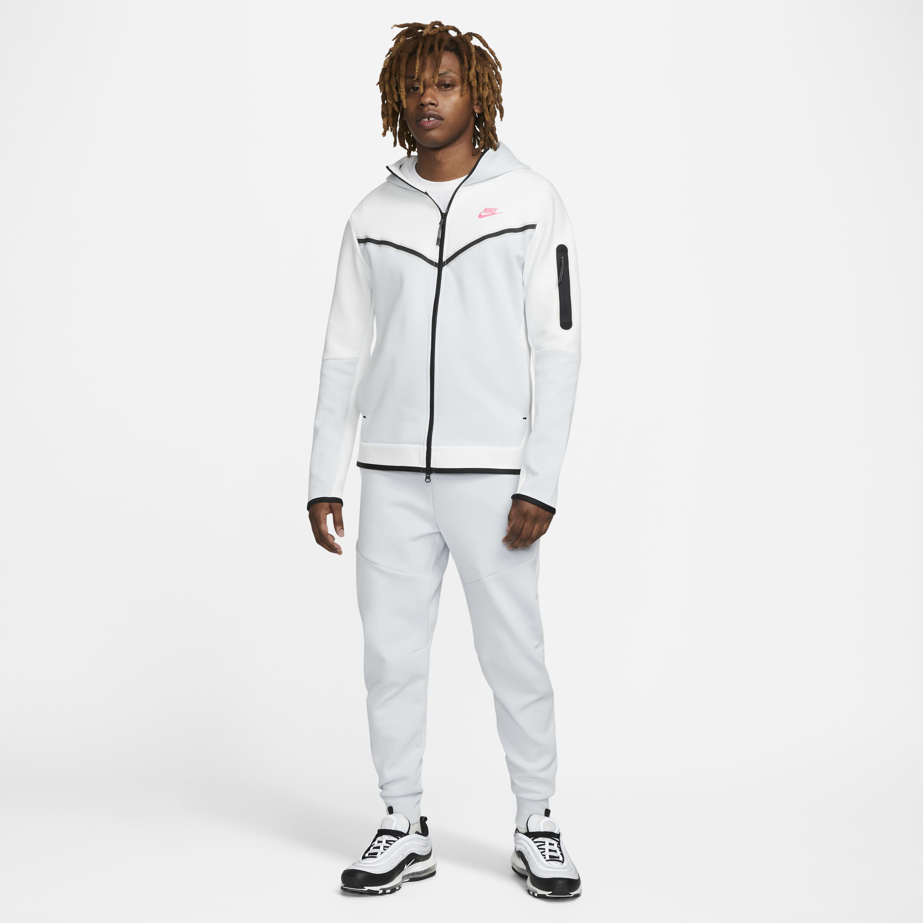 Nike tech fleece white new arrivals