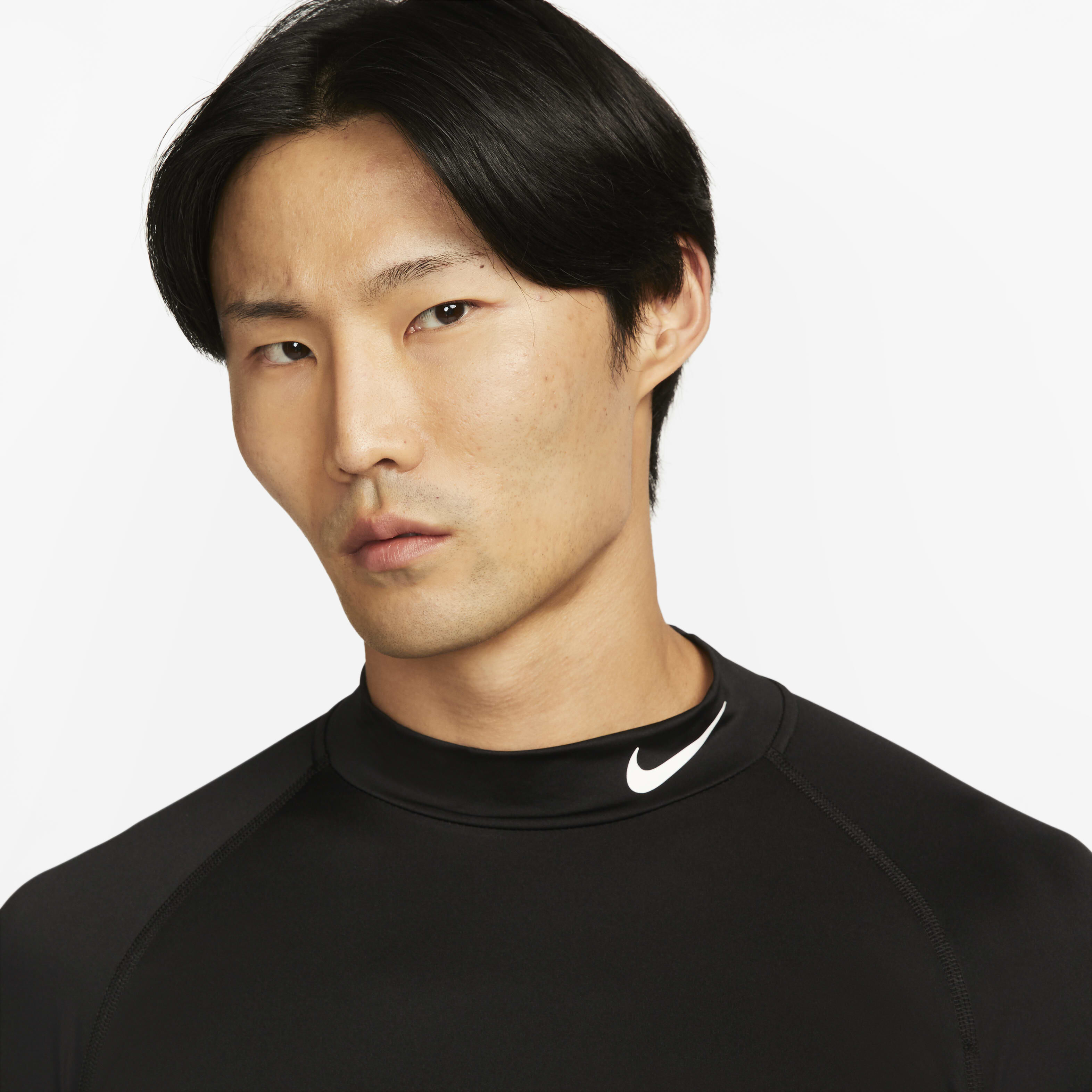 Buy Nike Pro Men s Dri FIT Fitness Mock Neck Long Sleeve Top Nike Kuwait Official