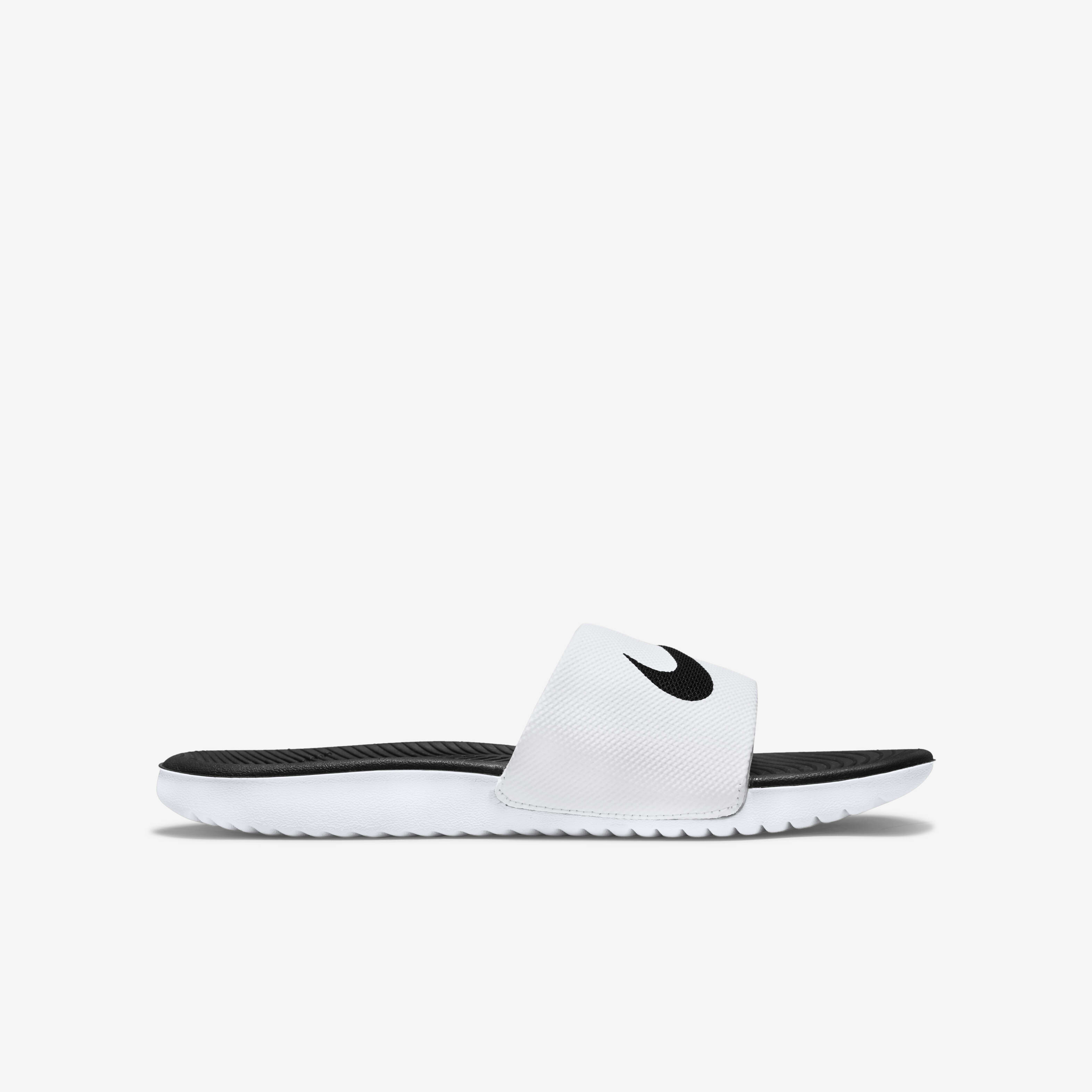 Buy Nike Kawa Younger Older Kids Slide White Black Nike Kuwait Official
