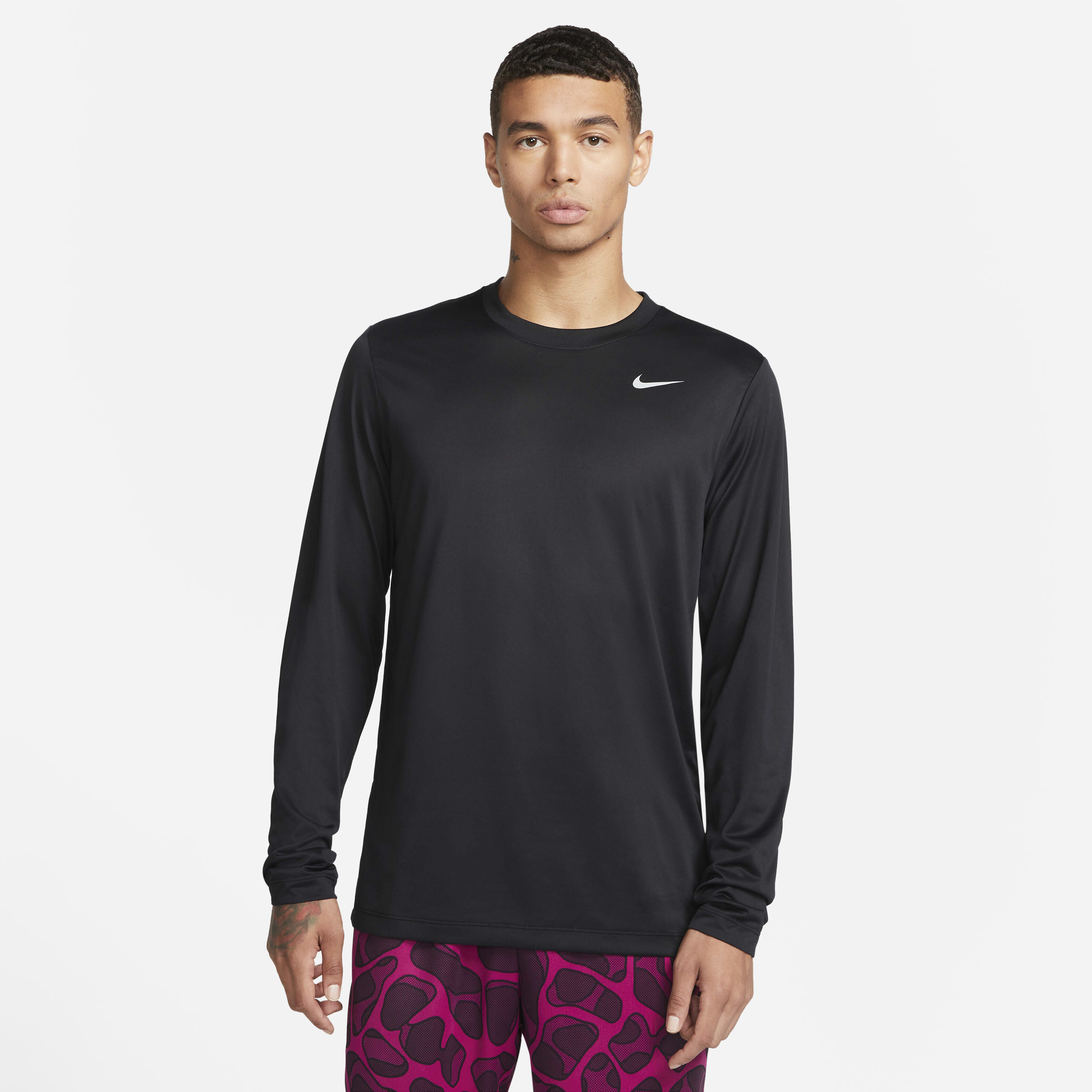 Buy Nike Dri FIT Legend Men s Long Sleeve Fitness Top Nike Kuwait Official