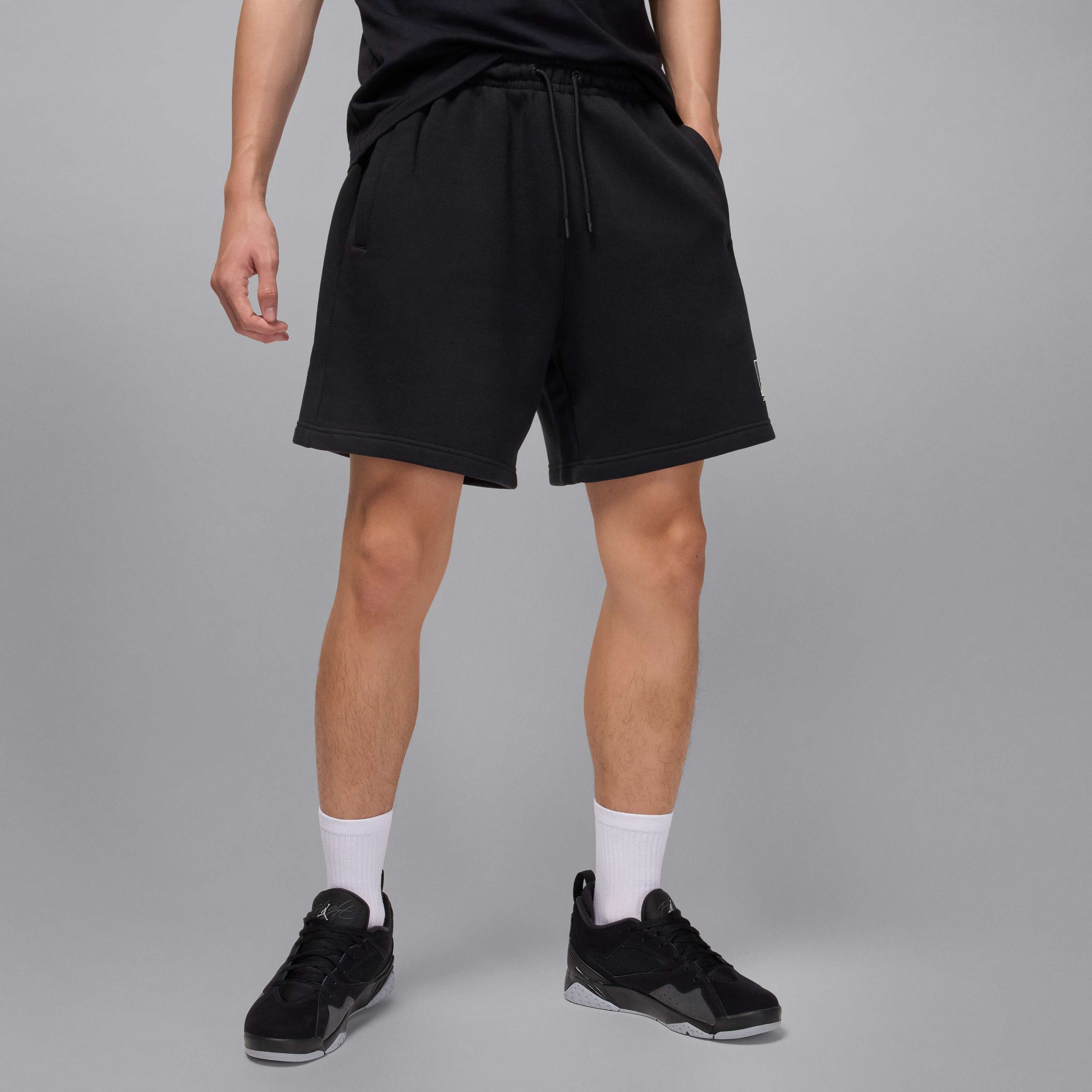 nike fleece graphic shorts
