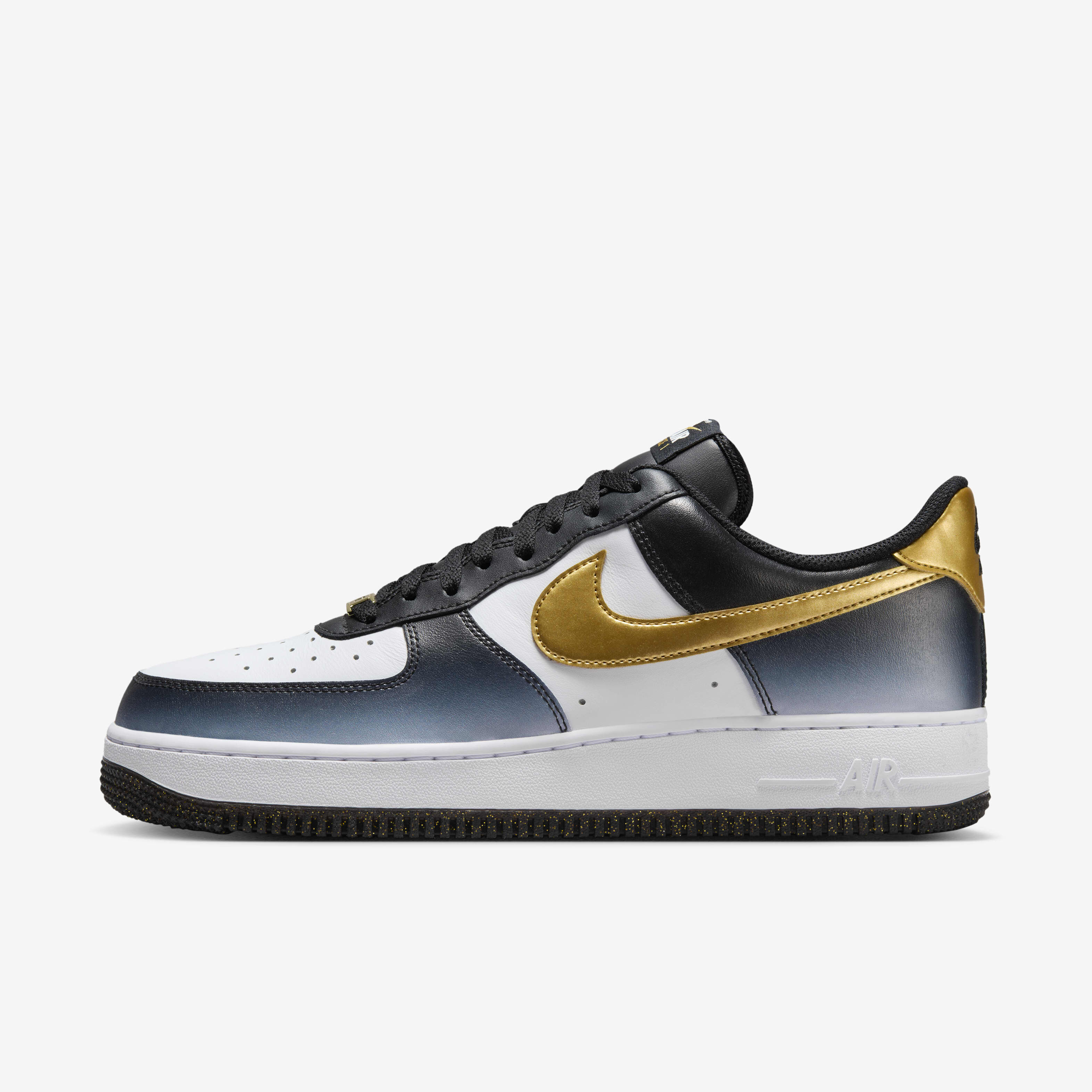 Nike air force 1 07 black gold new arrivals